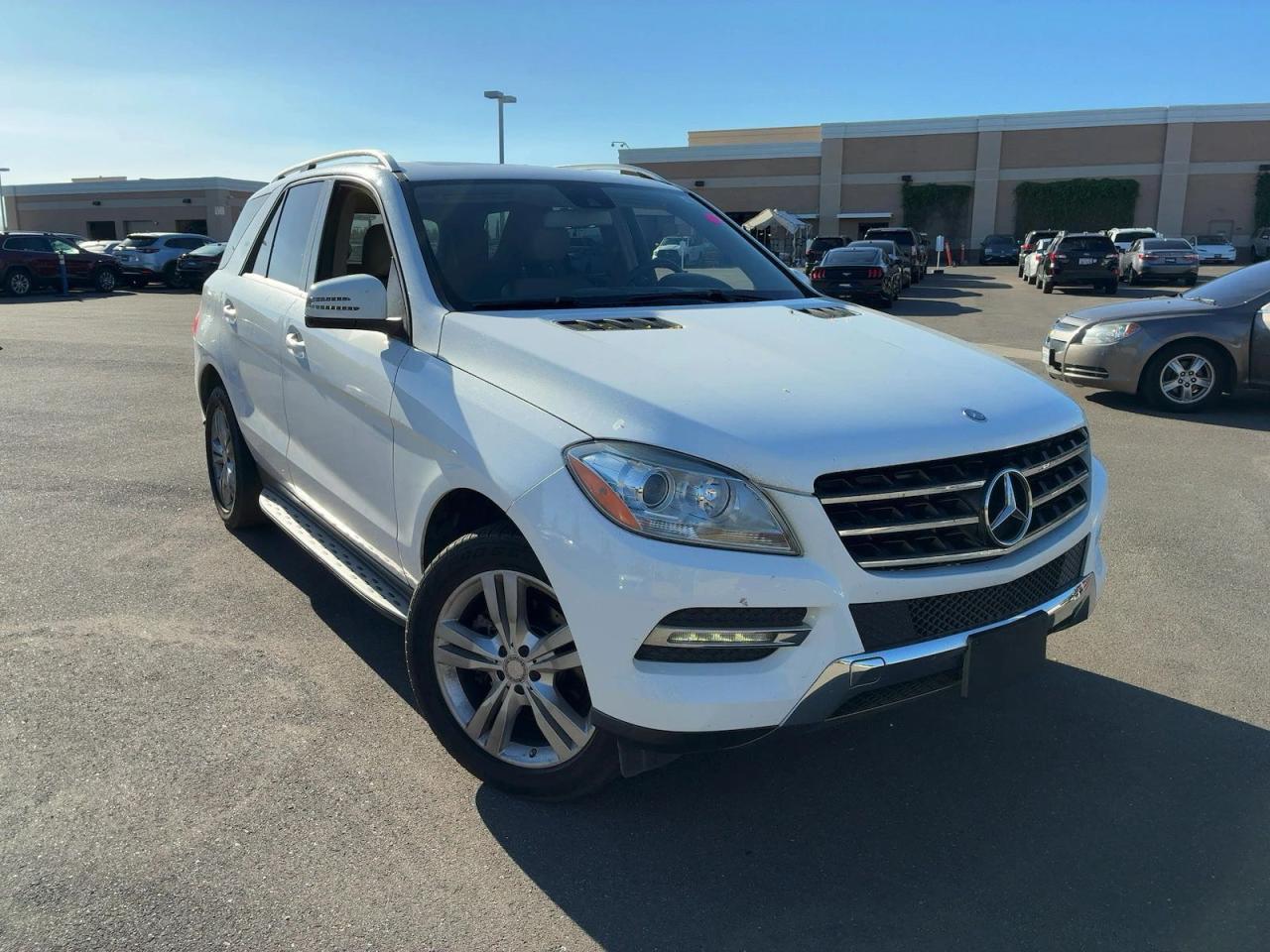 2015 Mercedes-benz Ml 350 White vin: 4JGDA5JB3FA559214