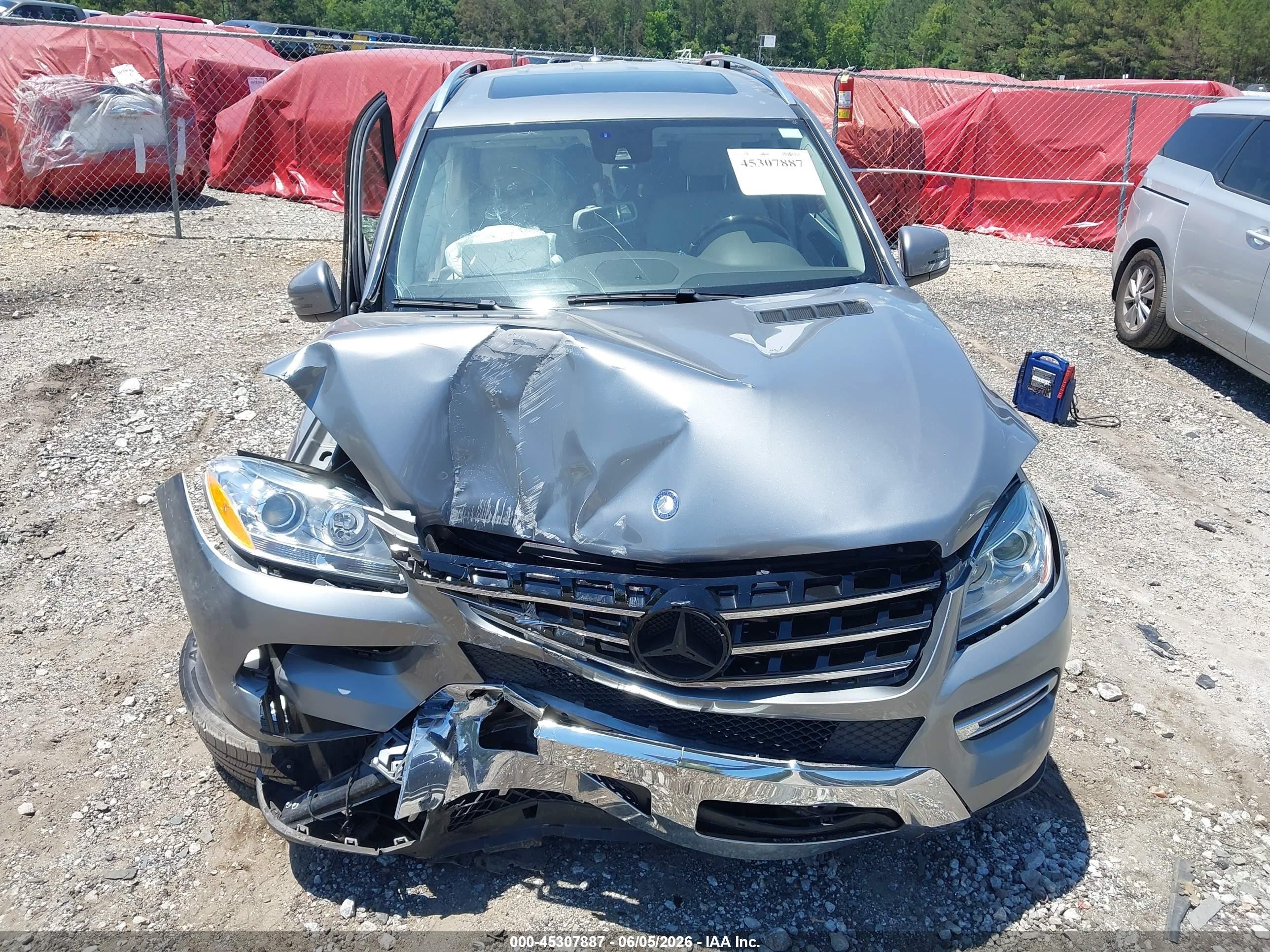 2015 Mercedes-benz Ml 350   Gray vin: 4JGDA5JB3FA560623
