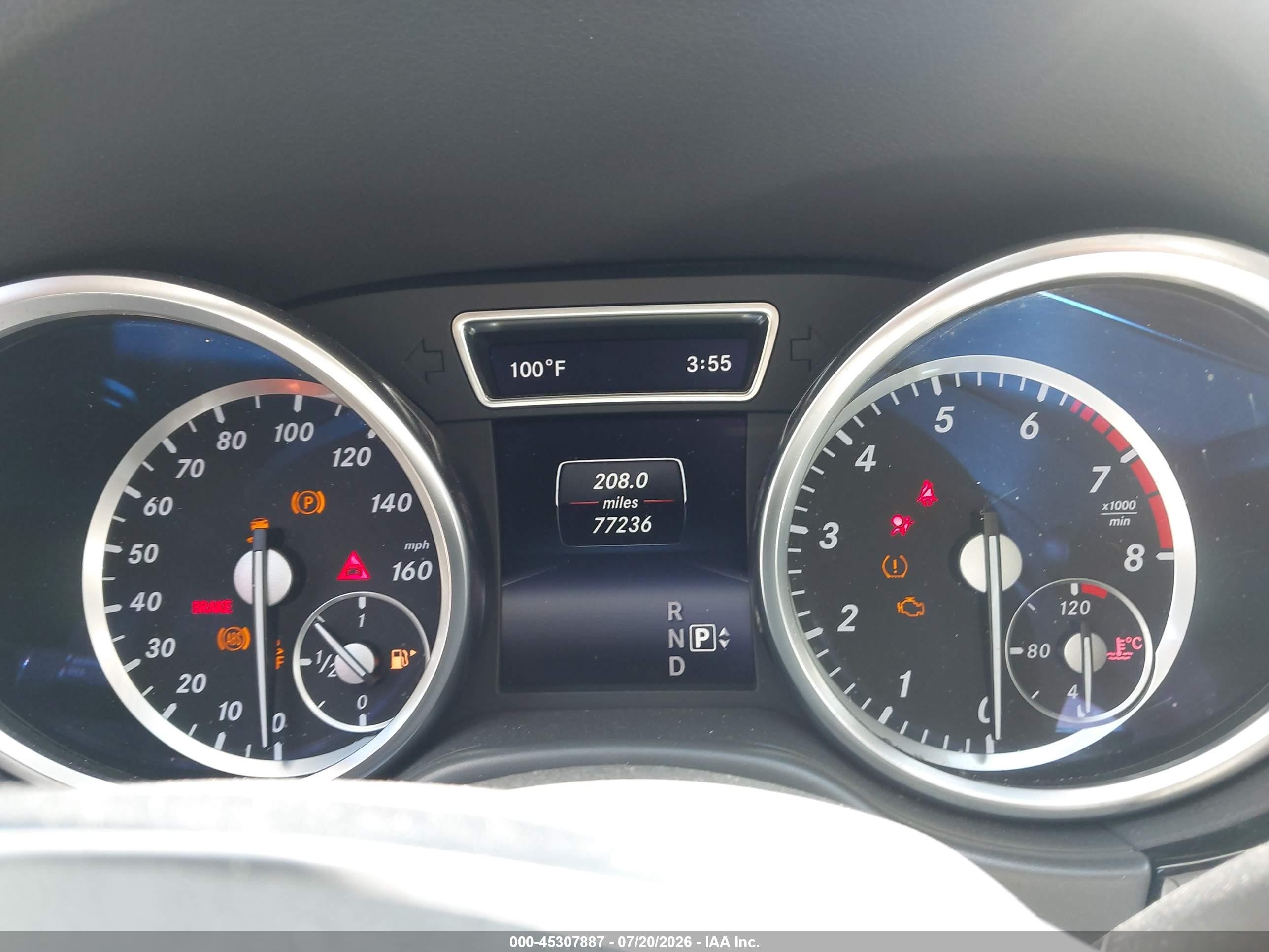 2015 Mercedes-benz Ml 350   Gray vin: 4JGDA5JB3FA560623