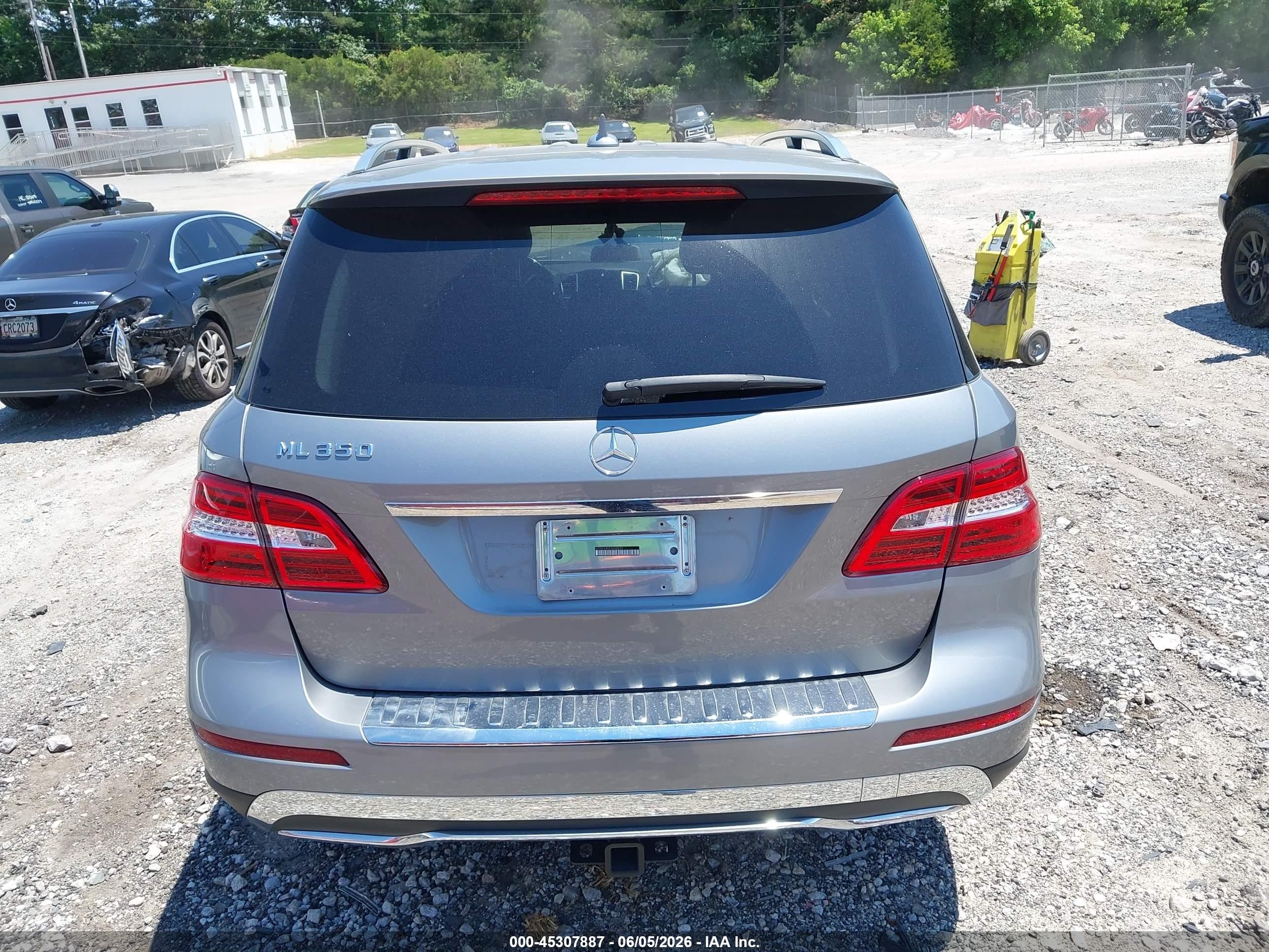 2015 Mercedes-benz Ml 350   Gray vin: 4JGDA5JB3FA560623