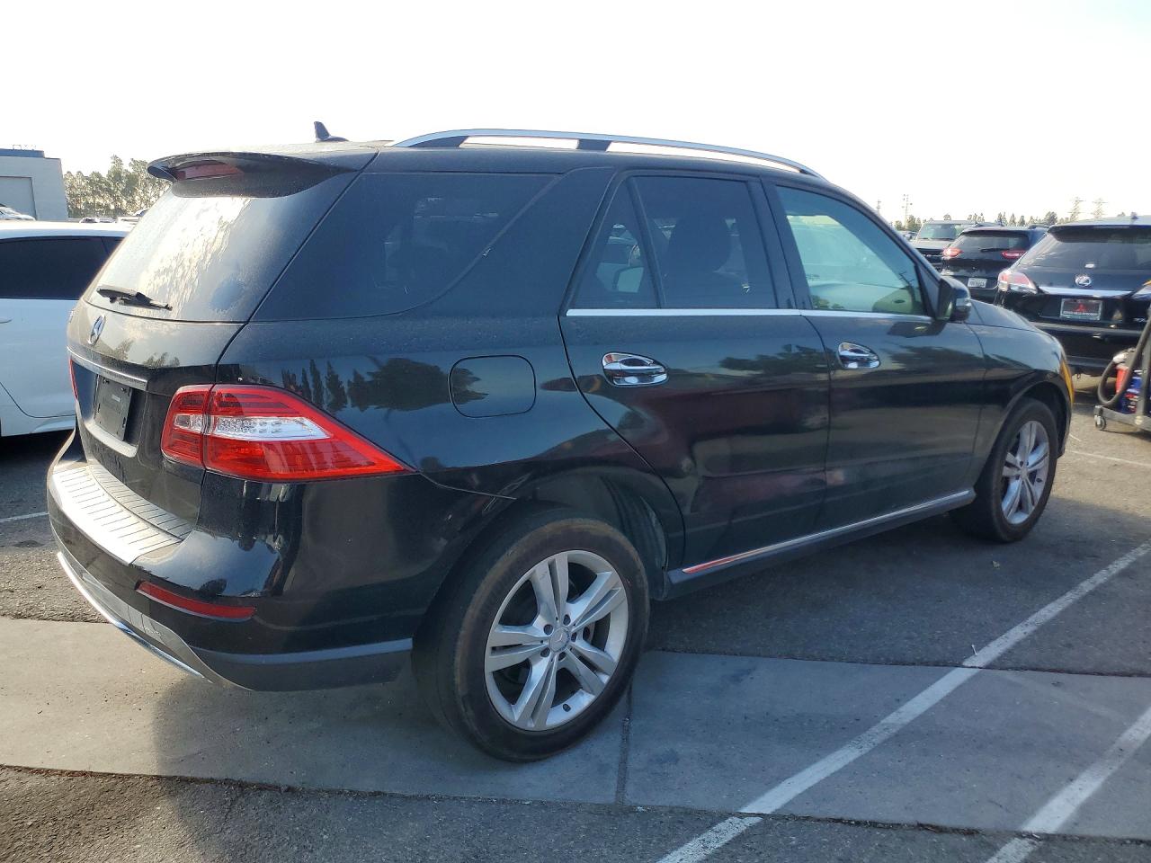 2015 Mercedes-benz Ml 350 Black vin: 4JGDA5JB3FA593458