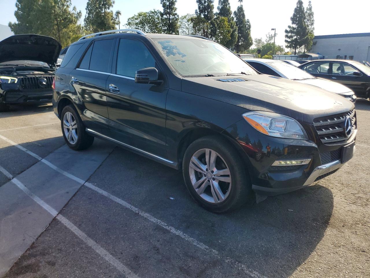 2015 Mercedes-benz Ml 350 Black vin: 4JGDA5JB3FA593458