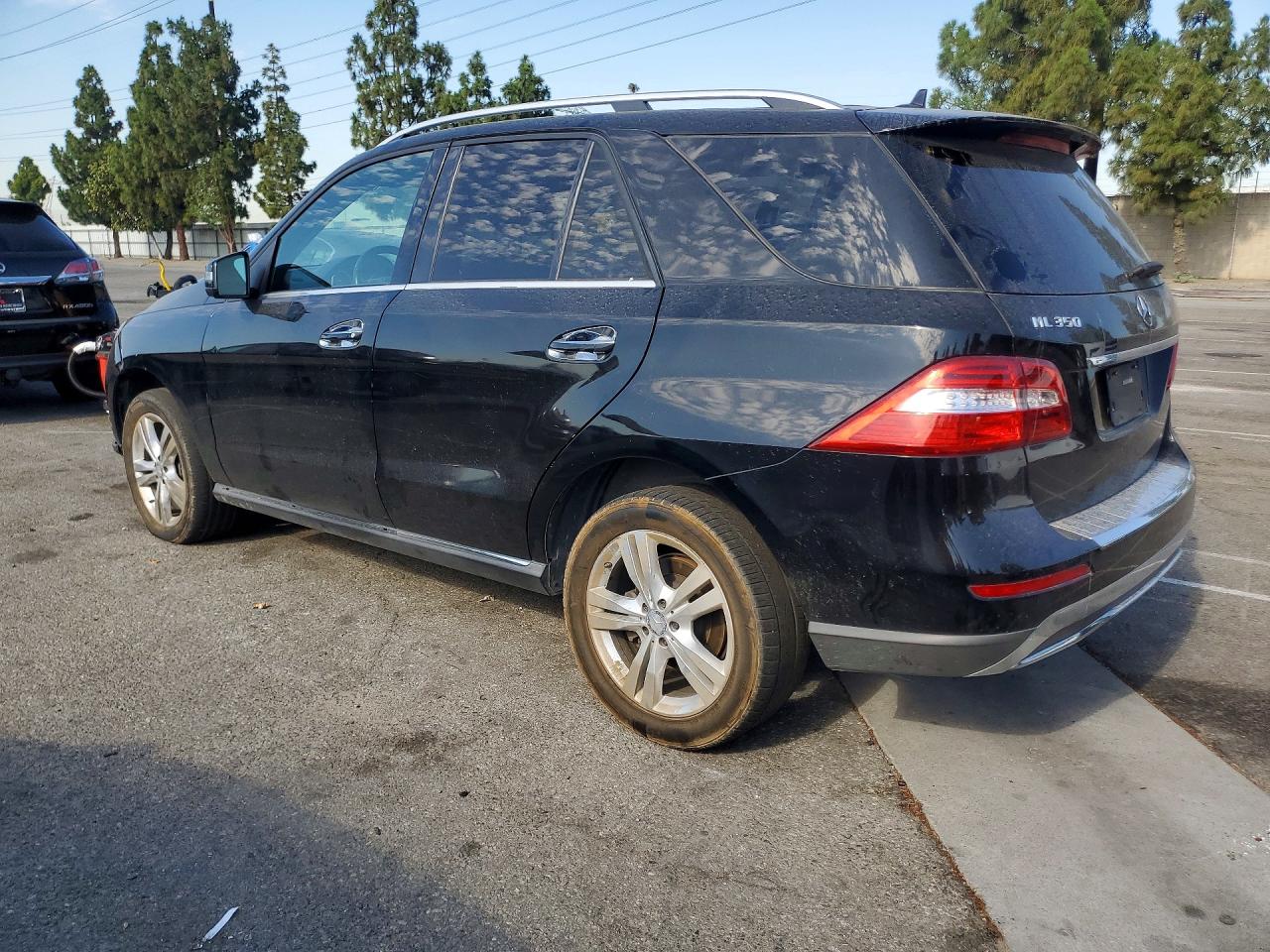 2015 Mercedes-benz Ml 350 Black vin: 4JGDA5JB3FA593458