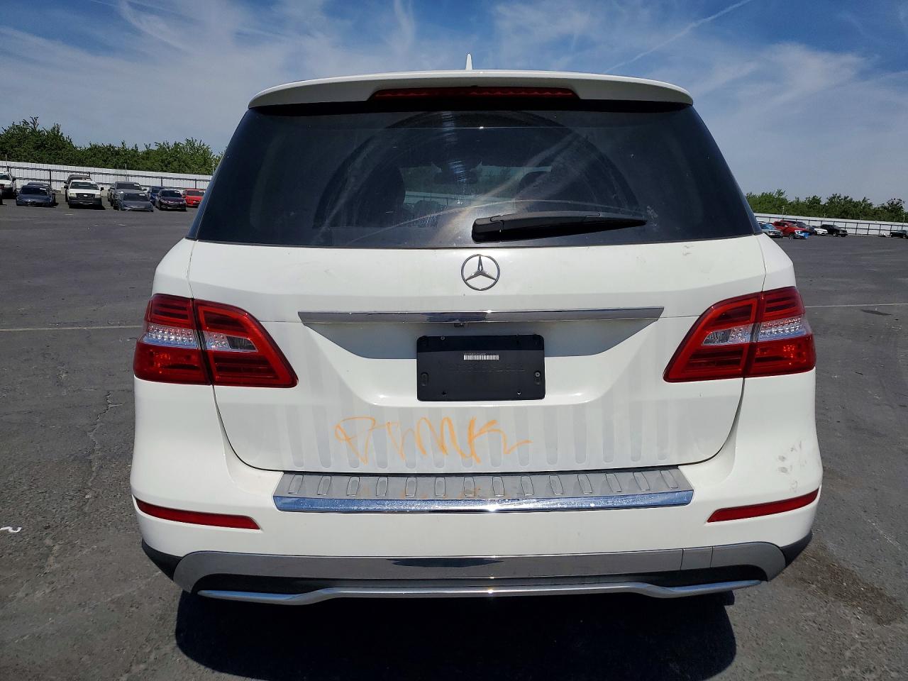 2015 Mercedes-benz Ml 350 White vin: 4JGDA5JB3FA596487