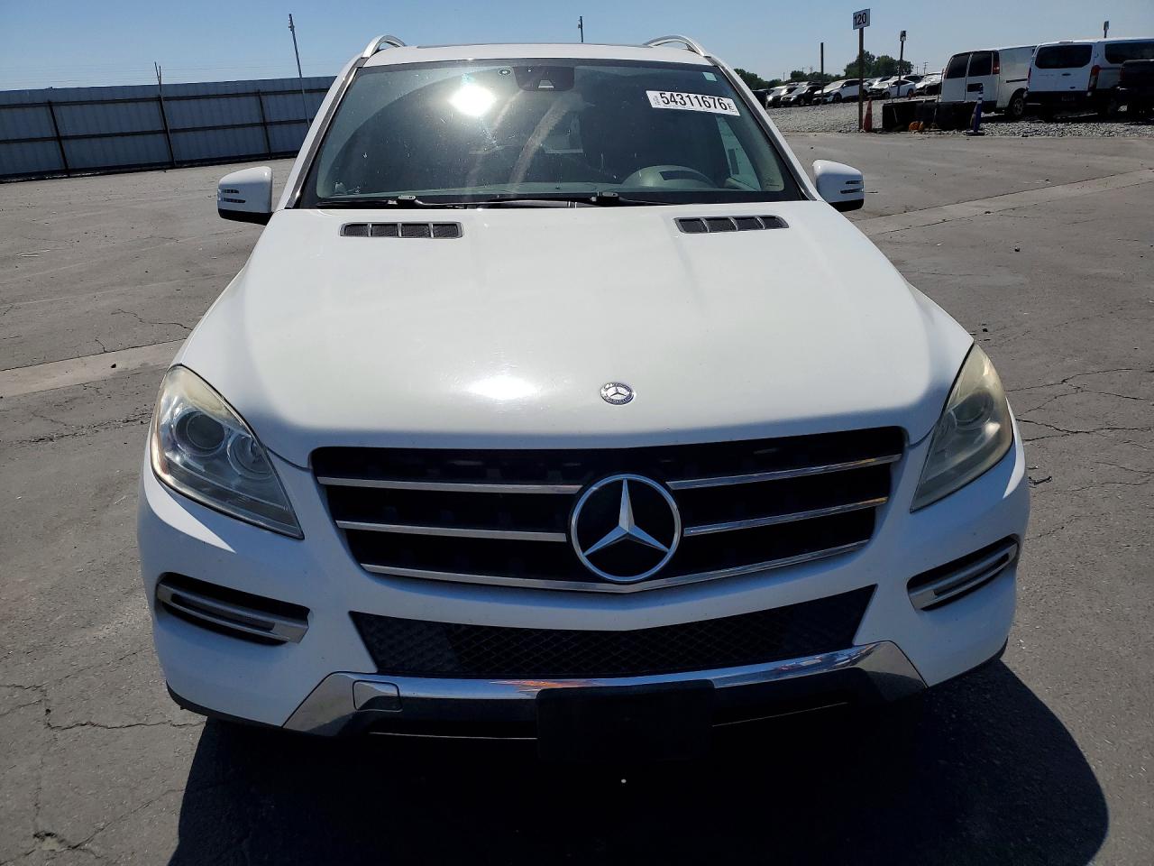 2015 Mercedes-benz Ml 350 White vin: 4JGDA5JB3FA596487