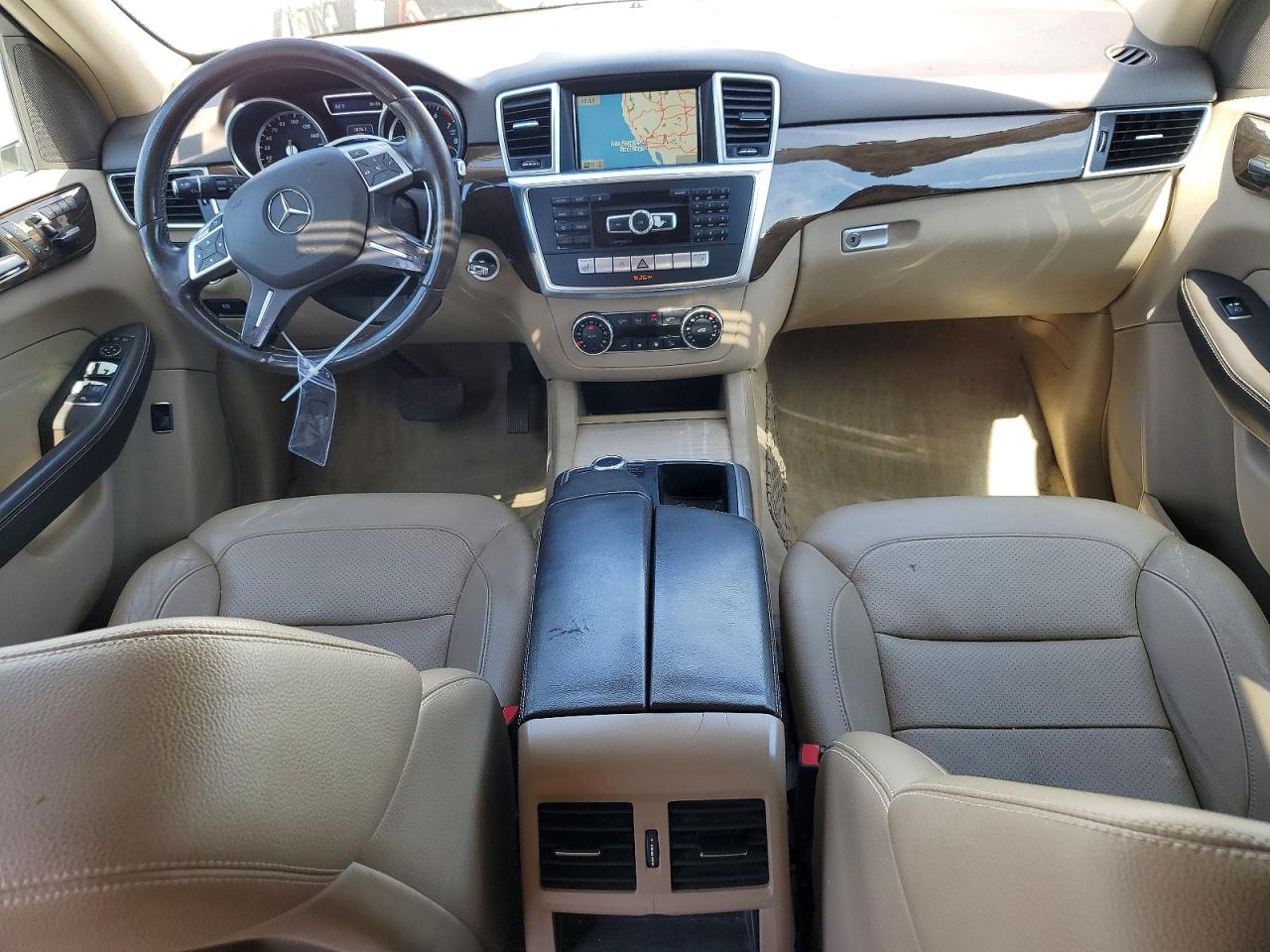 2015 Mercedes-benz Ml 350 White vin: 4JGDA5JB3FA596487