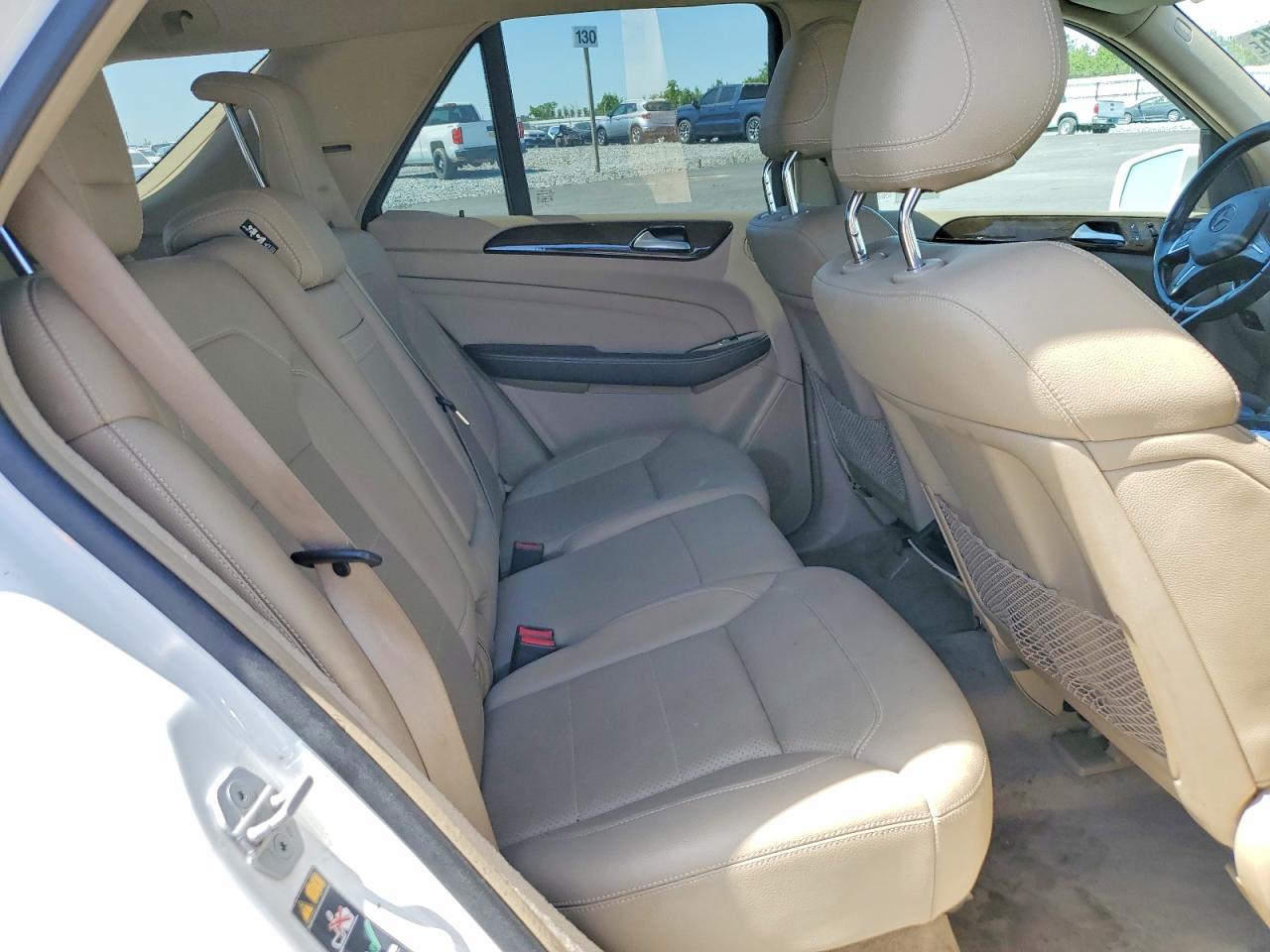 2015 Mercedes-benz Ml 350 White vin: 4JGDA5JB3FA596487