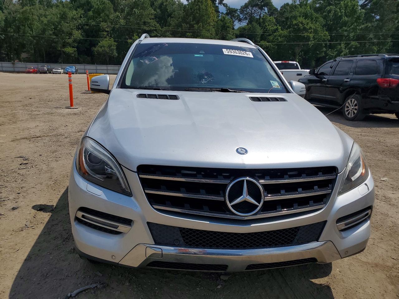 2013 Mercedes-benz Ml 350 Silver vin: 4JGDA5JB4DA144190