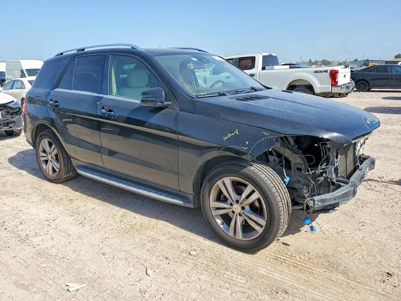 2013 Mercedes-benz Ml 350 Black vin: 4JGDA5JB4DA175309