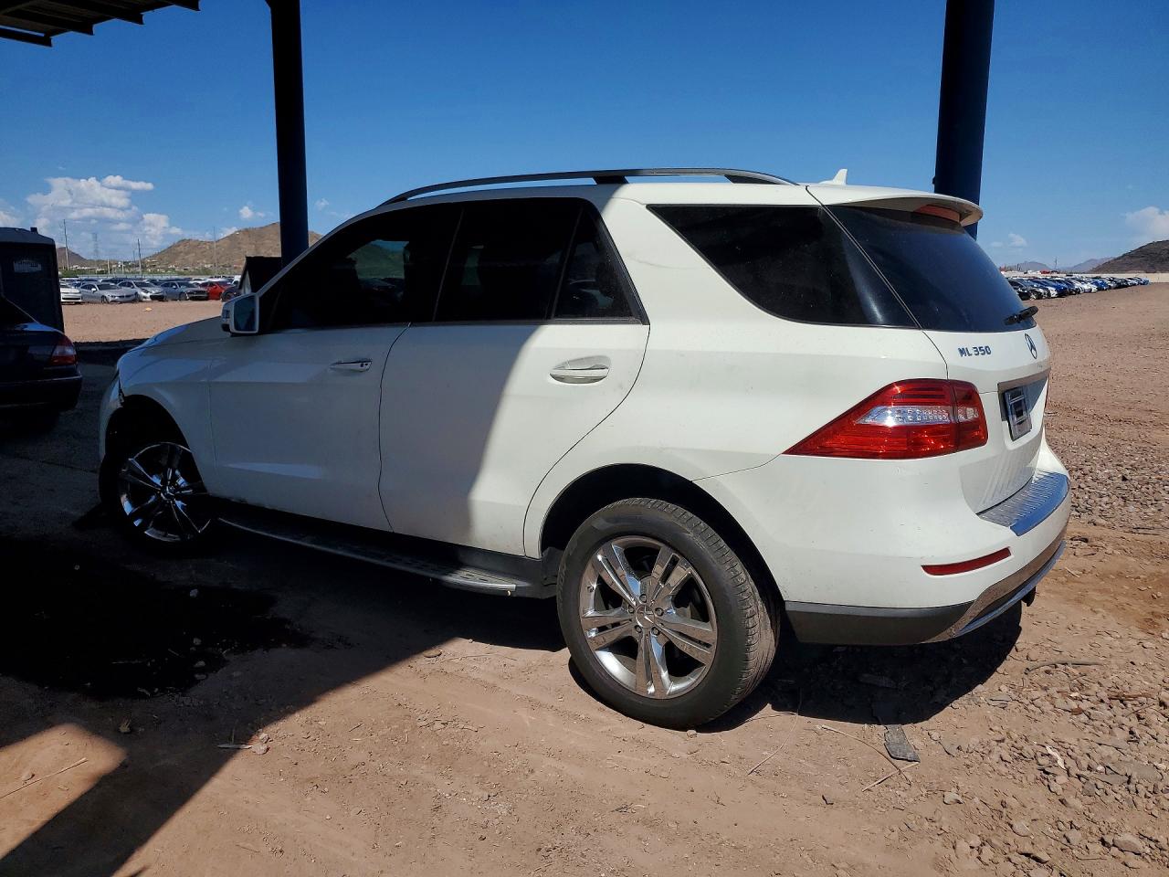 2013 Mercedes-benz Ml 350 White vin: 4JGDA5JB4DA242586