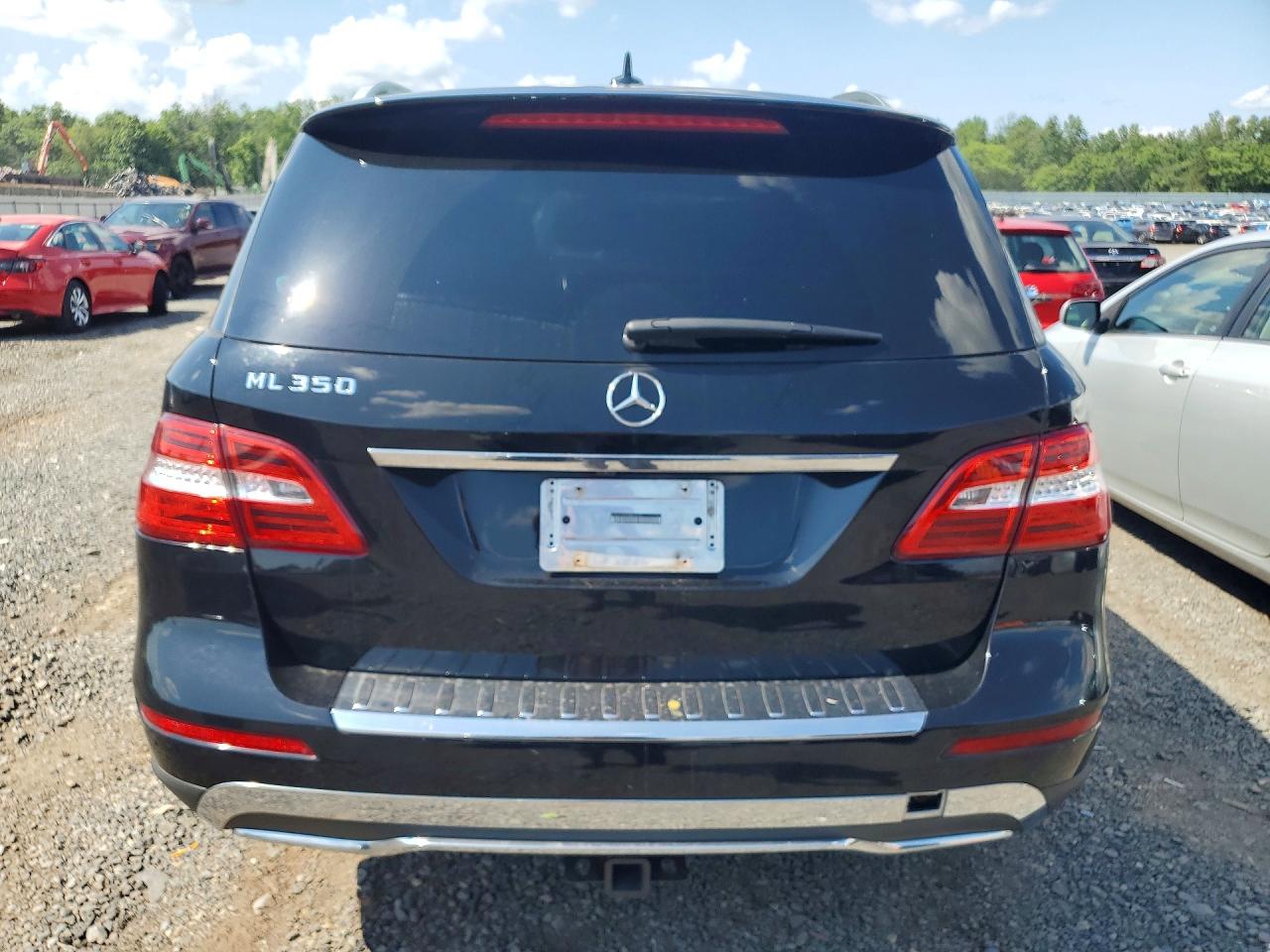 2014 Mercedes-benz Ml 350 Black vin: 4JGDA5JB4EA269689