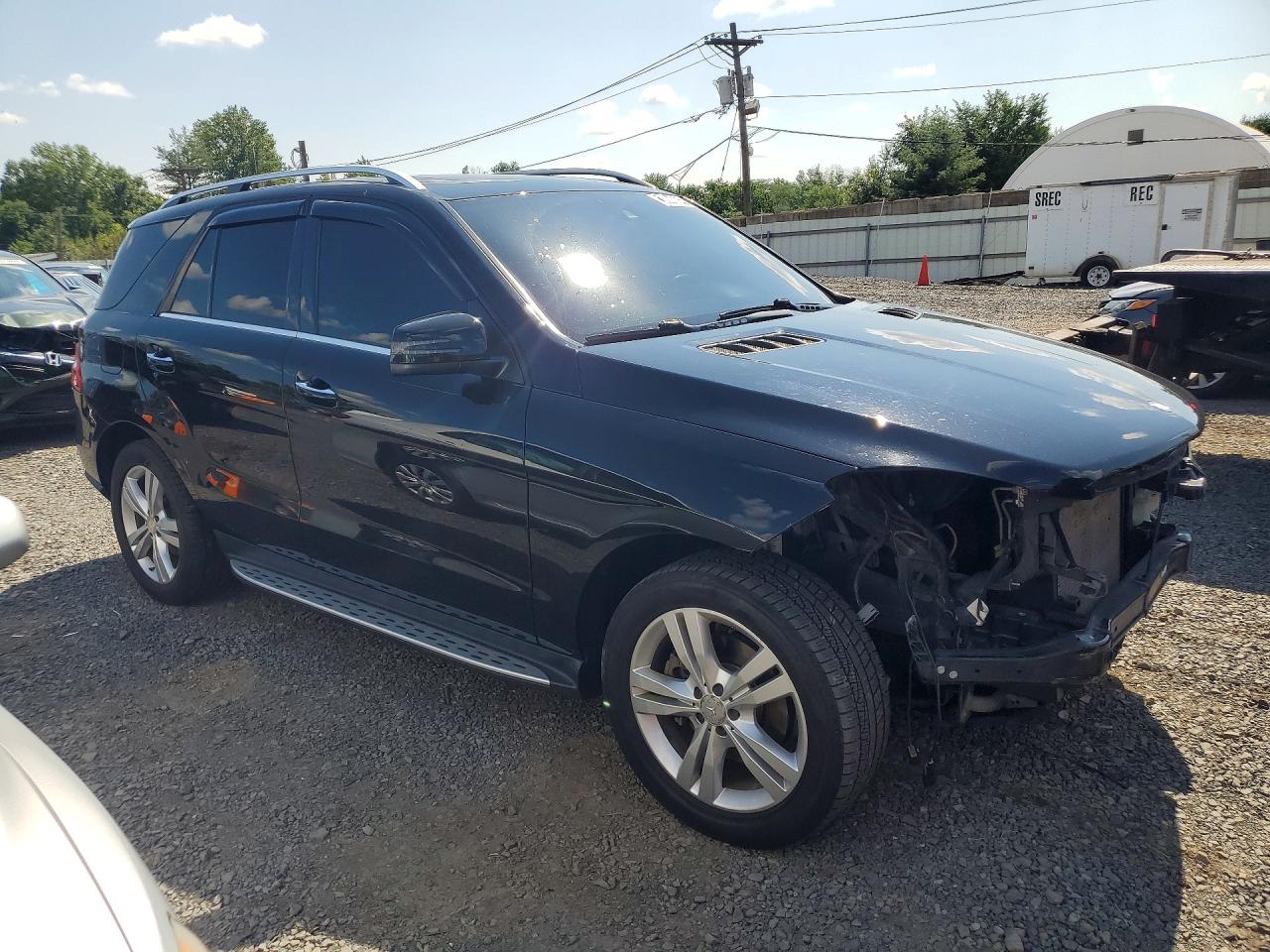 2014 Mercedes-benz Ml 350 Black vin: 4JGDA5JB4EA269689