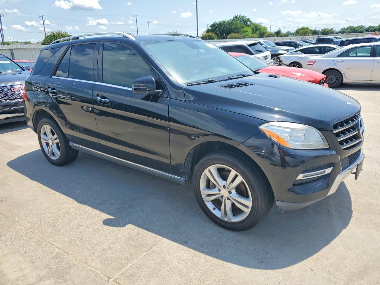 2014 Mercedes-benz Ml 350 Black vin: 4JGDA5JB4EA270678