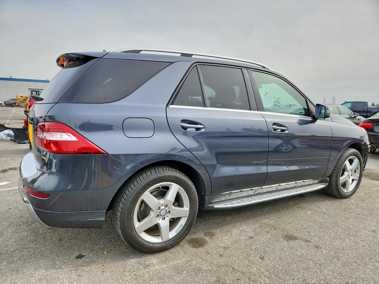 2014 Mercedes-benz Ml 350 Gray vin: 4JGDA5JB4EA325419