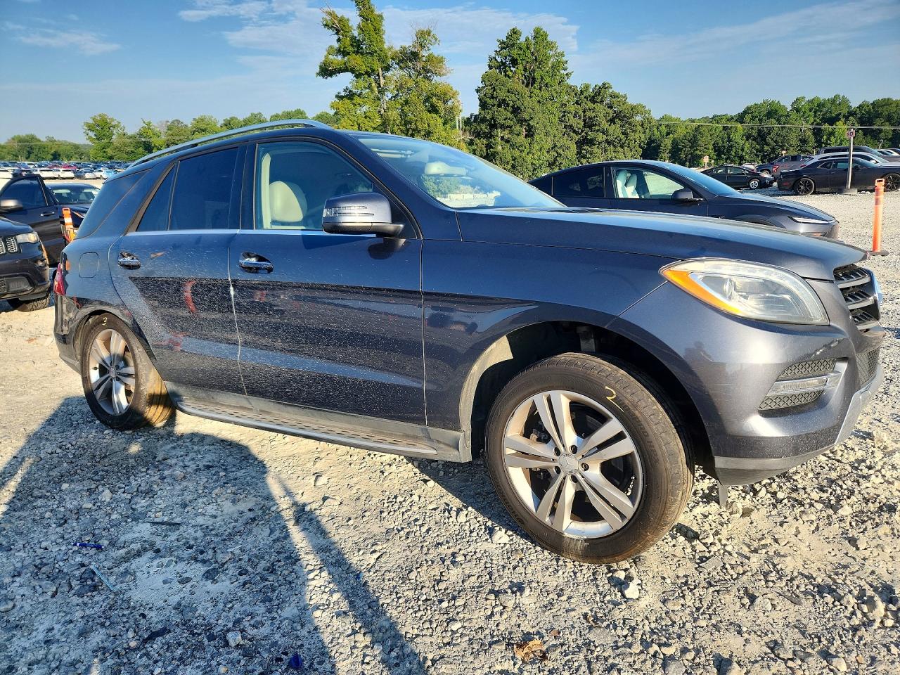 2014 Mercedes-benz Ml 350 Charcoal vin: 4JGDA5JB4EA348764