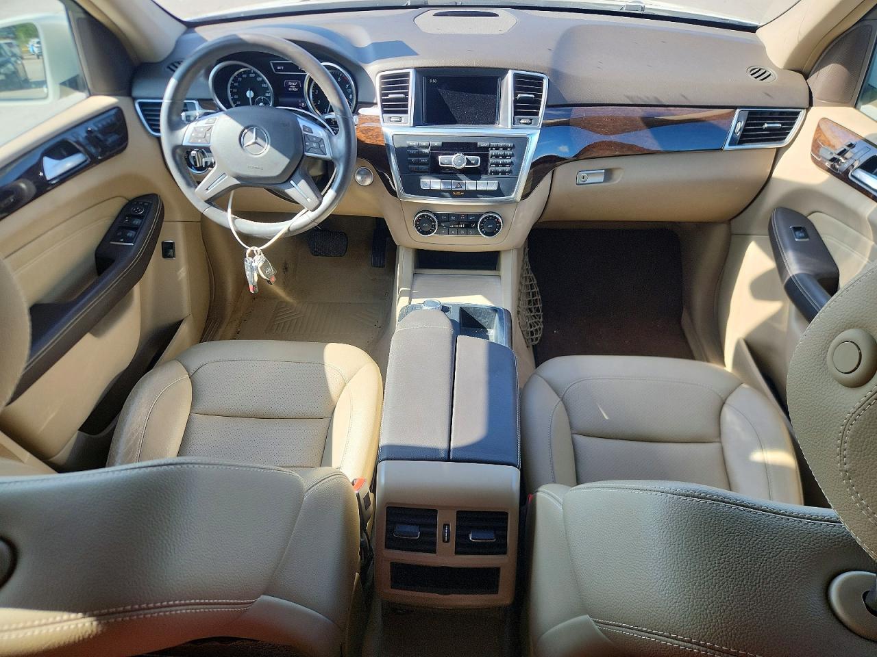 2014 Mercedes-benz Ml 350 White vin: 4JGDA5JB4EA411782