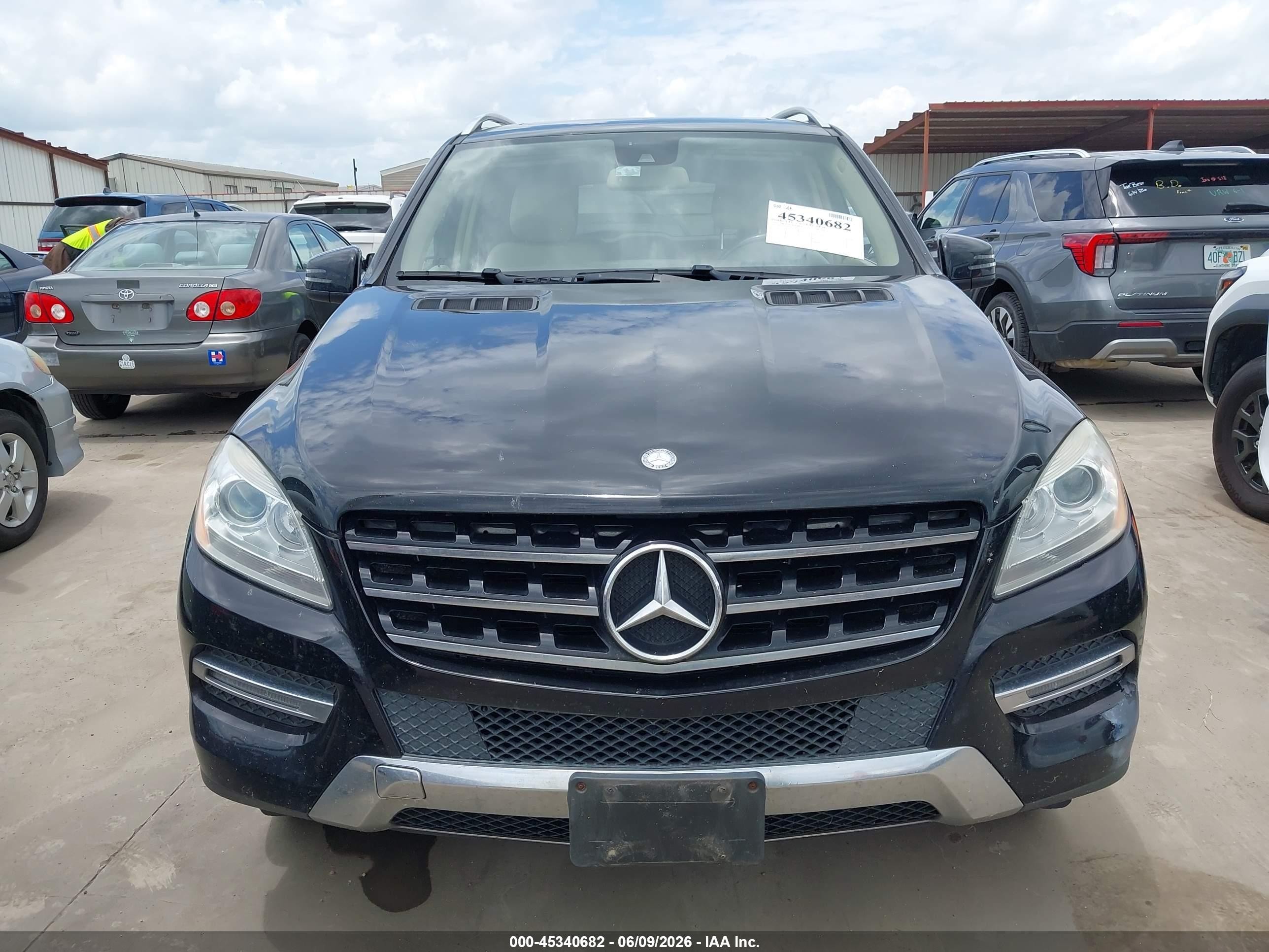 2015 Mercedes-benz Ml 350   Black vin: 4JGDA5JB4FA463298