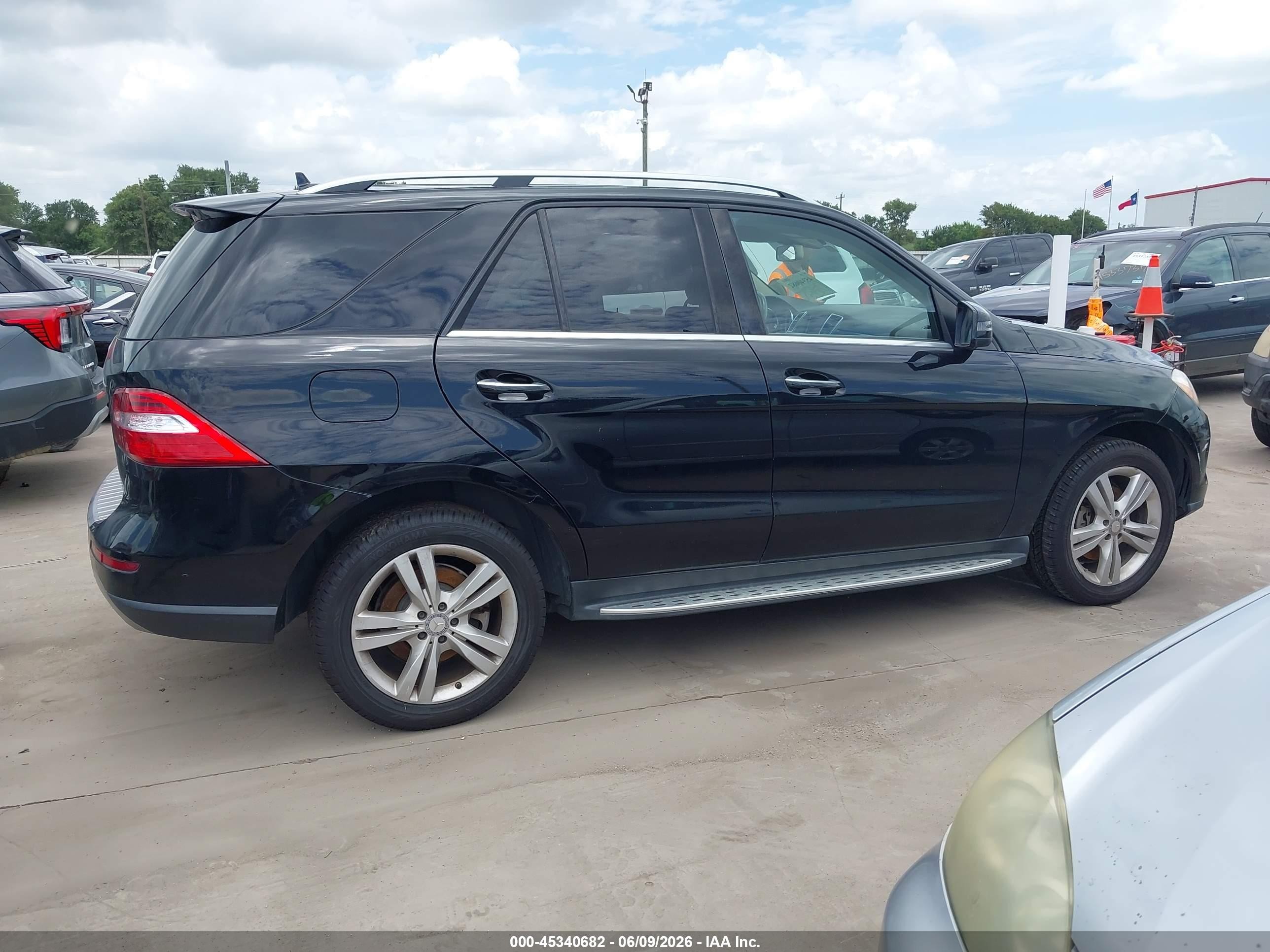 2015 Mercedes-benz Ml 350   Black vin: 4JGDA5JB4FA463298