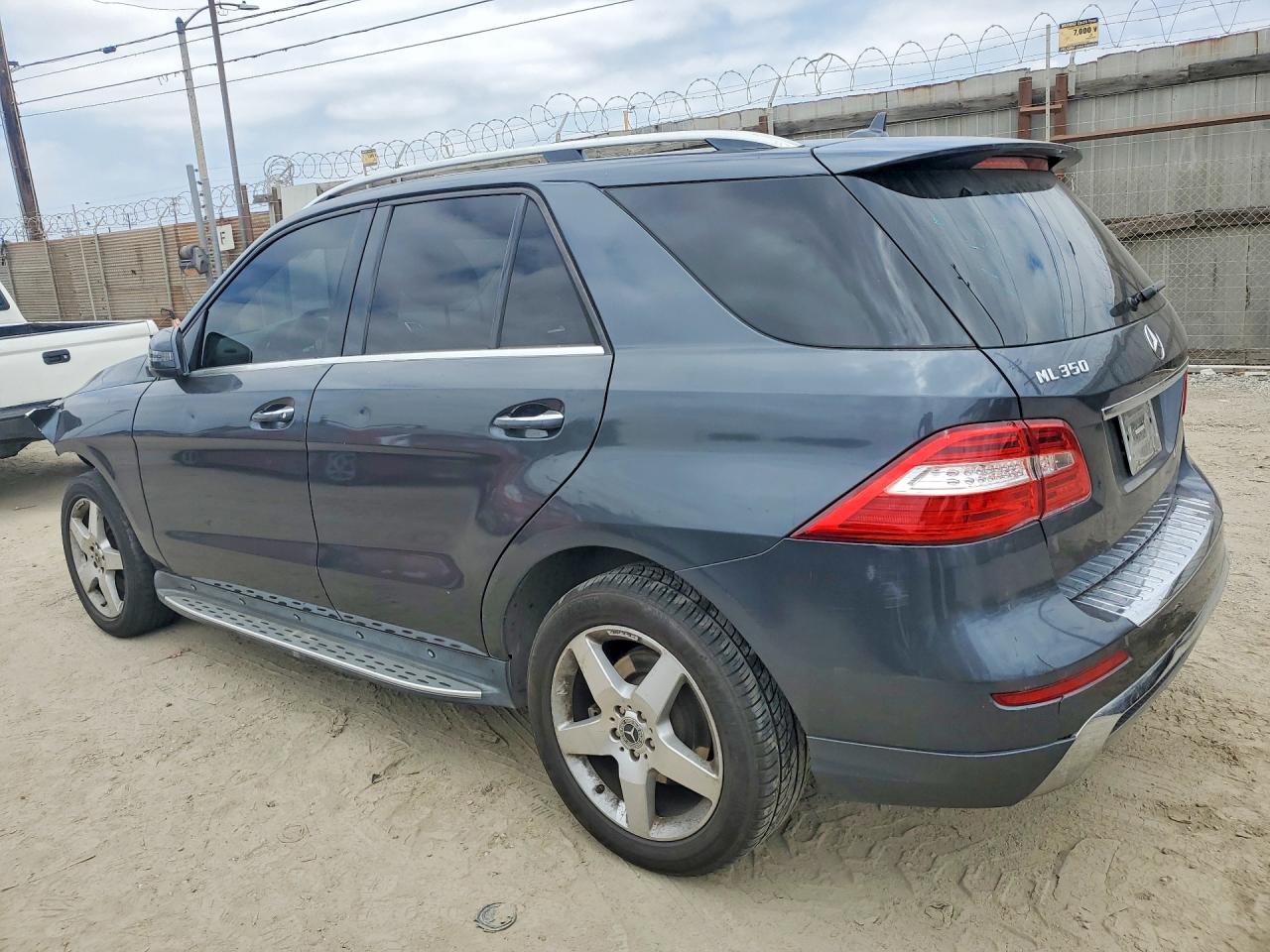 2015 Mercedes-benz Ml 350 Gray vin: 4JGDA5JB4FA528201