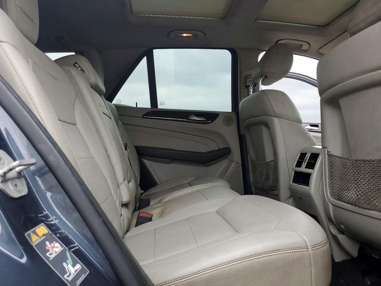 2015 Mercedes-benz Ml 350 Gray vin: 4JGDA5JB4FA528201