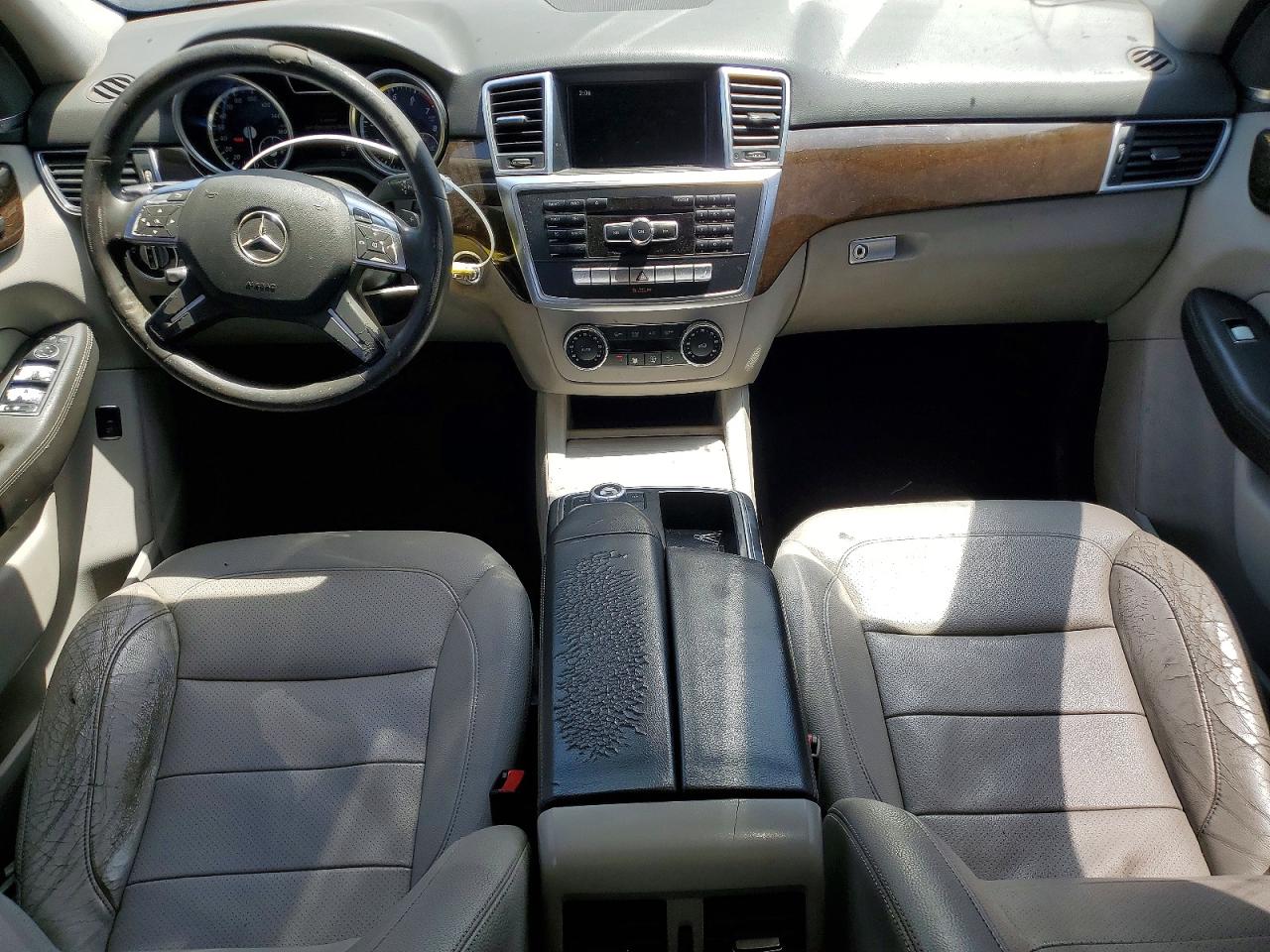 2015 Mercedes-benz Ml 350 Gray vin: 4JGDA5JB4FA528201