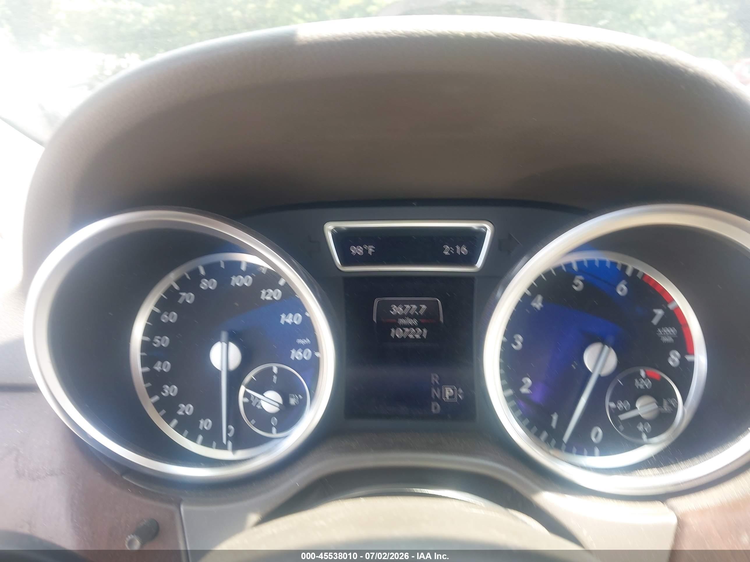 2015 Mercedes-benz Ml 350   Dark Blue vin: 4JGDA5JB4FA535455