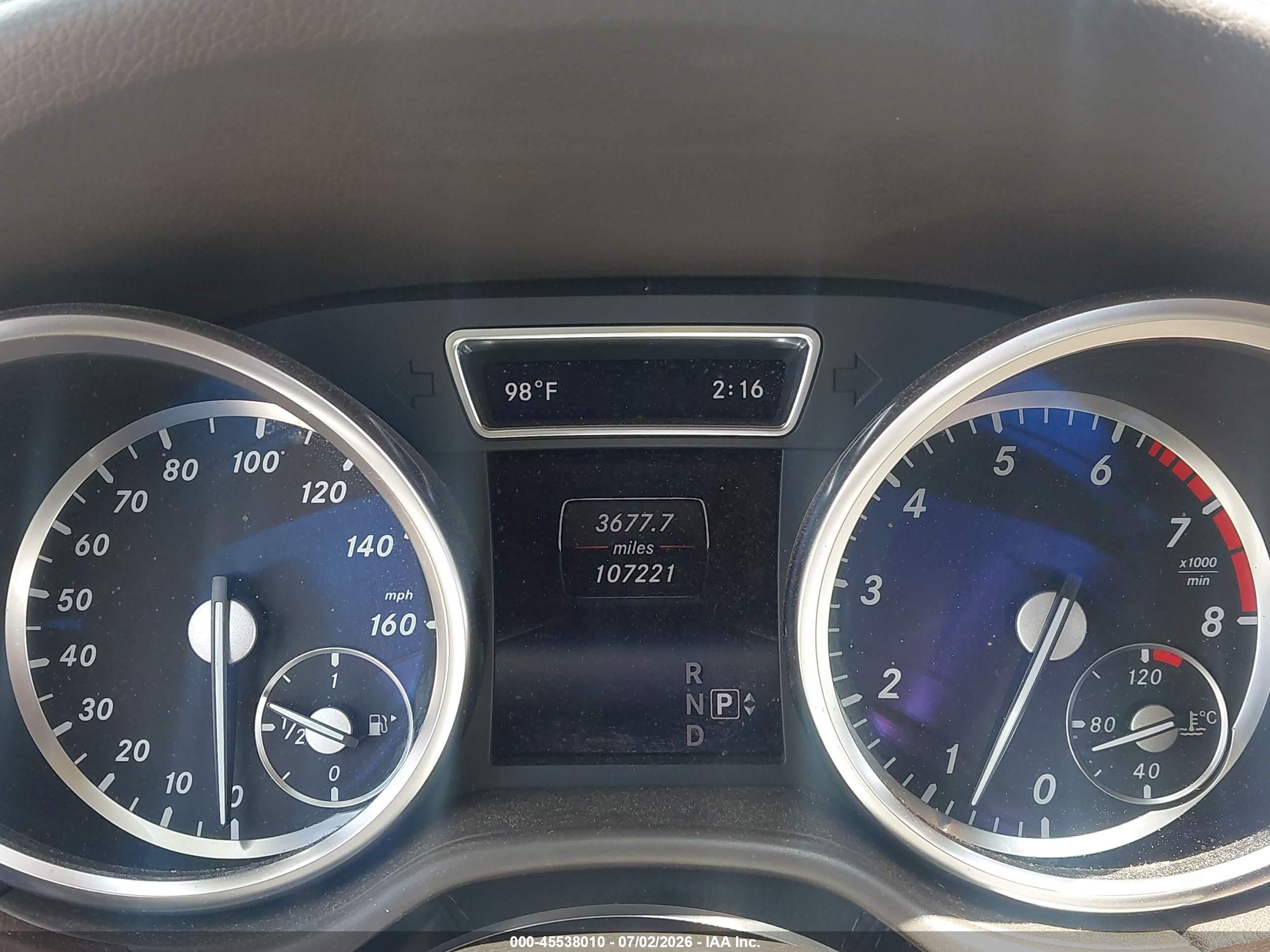 2015 Mercedes-benz Ml 350   Dark Blue vin: 4JGDA5JB4FA535455