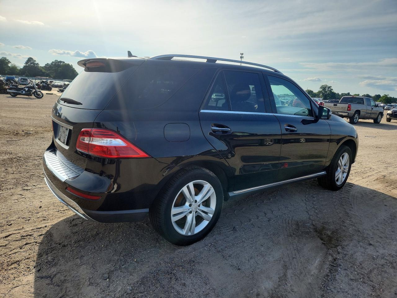 2015 Mercedes-benz Ml 350 Black vin: 4JGDA5JB4FA555446