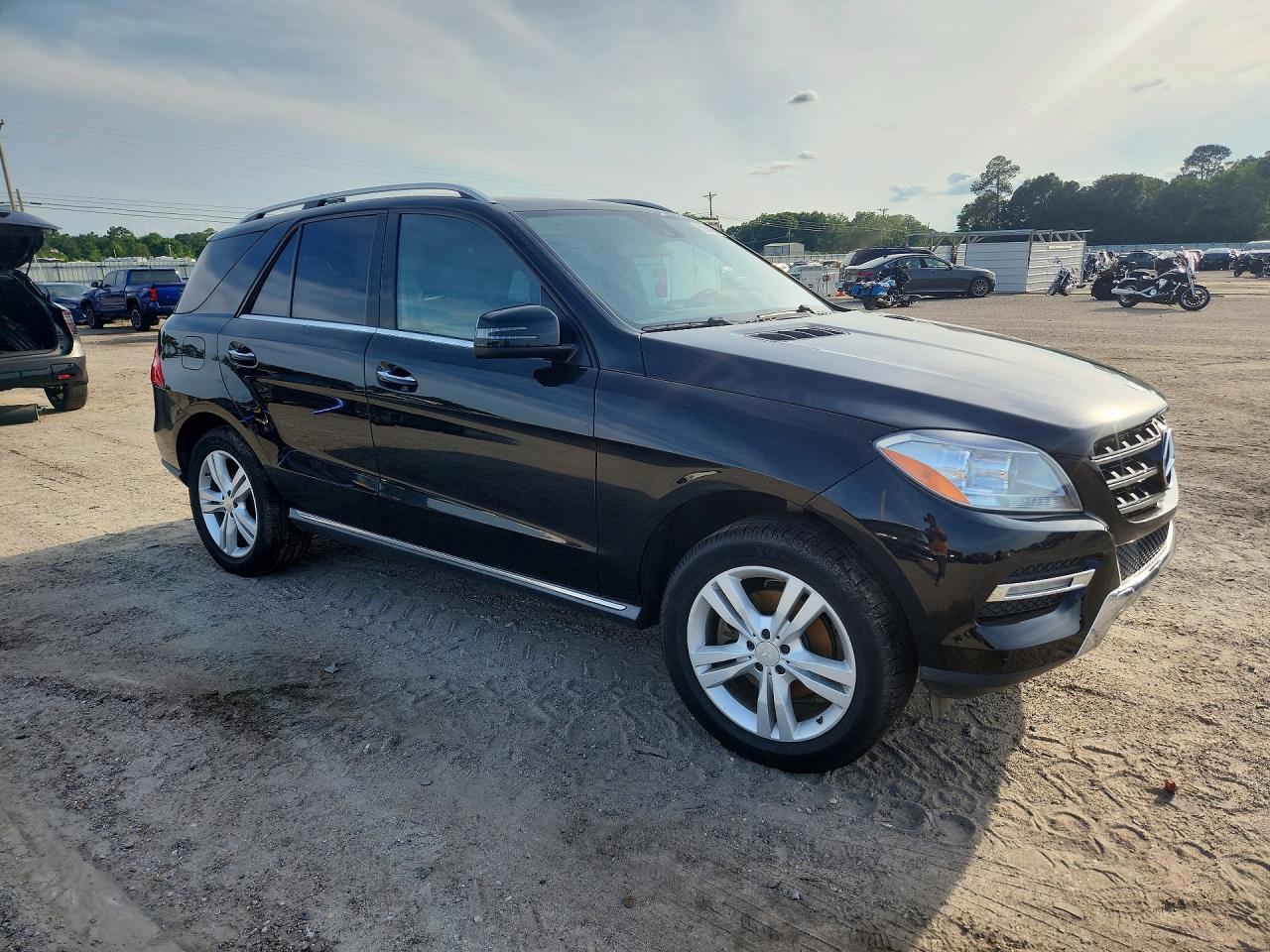 2015 Mercedes-benz Ml 350 Black vin: 4JGDA5JB4FA555446