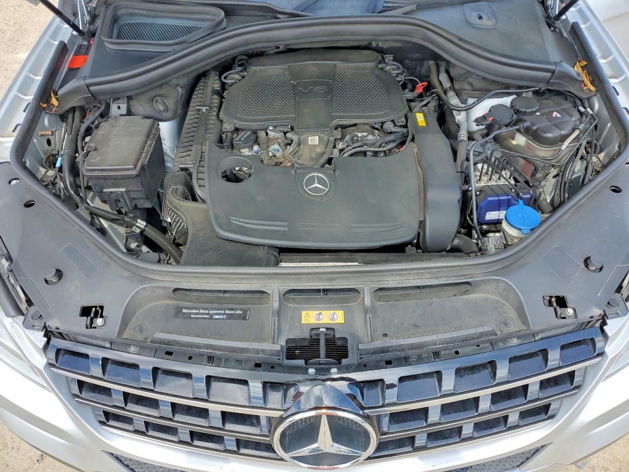 2015 Mercedes-benz Ml 350 Silver vin: 4JGDA5JB4FA574062