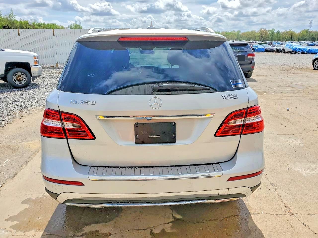 2015 Mercedes-benz Ml 350 Silver vin: 4JGDA5JB4FA574062