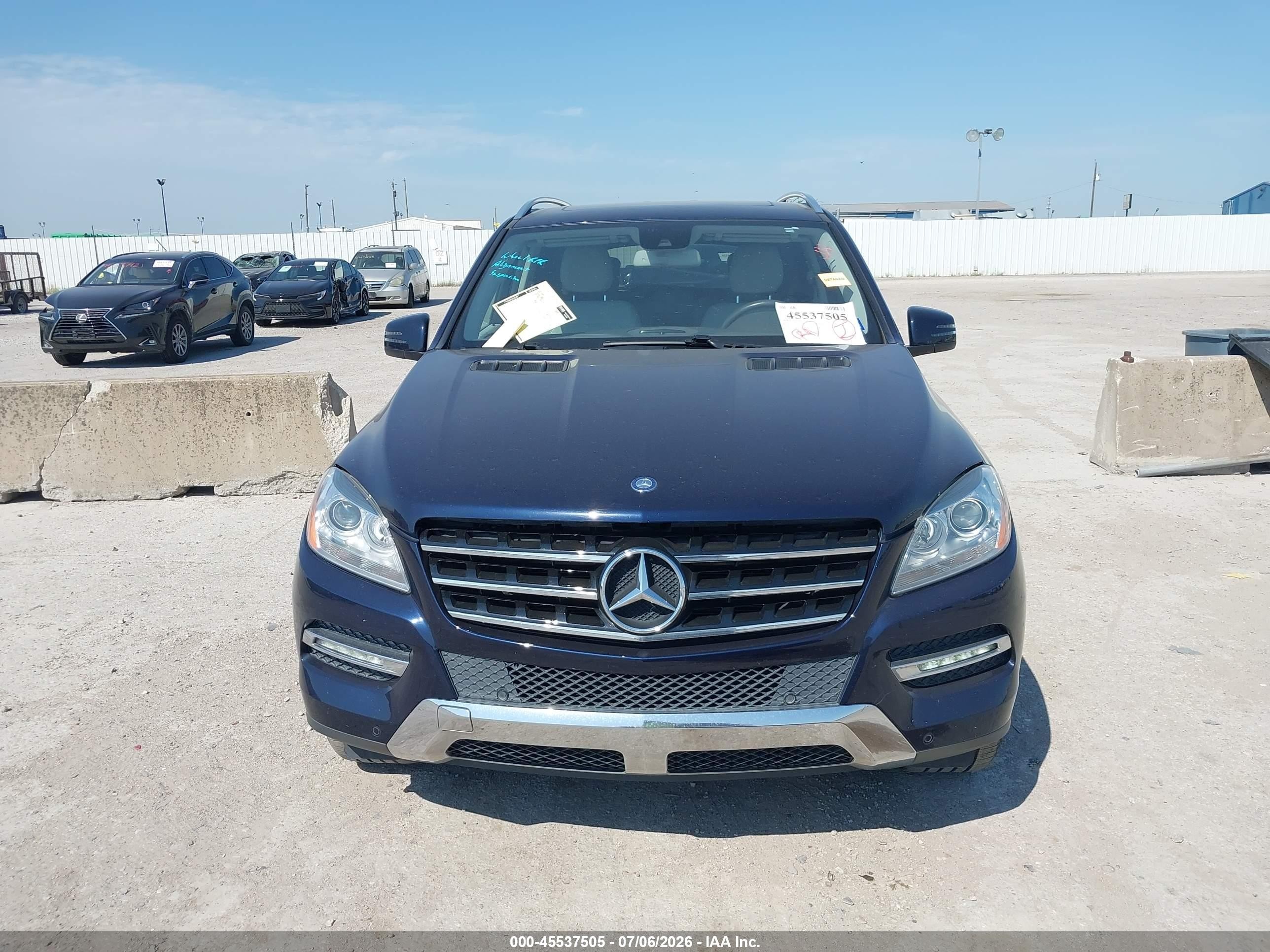 2015 Mercedes-benz Ml 350 Dark Blue vin: 4JGDA5JB4FA590553