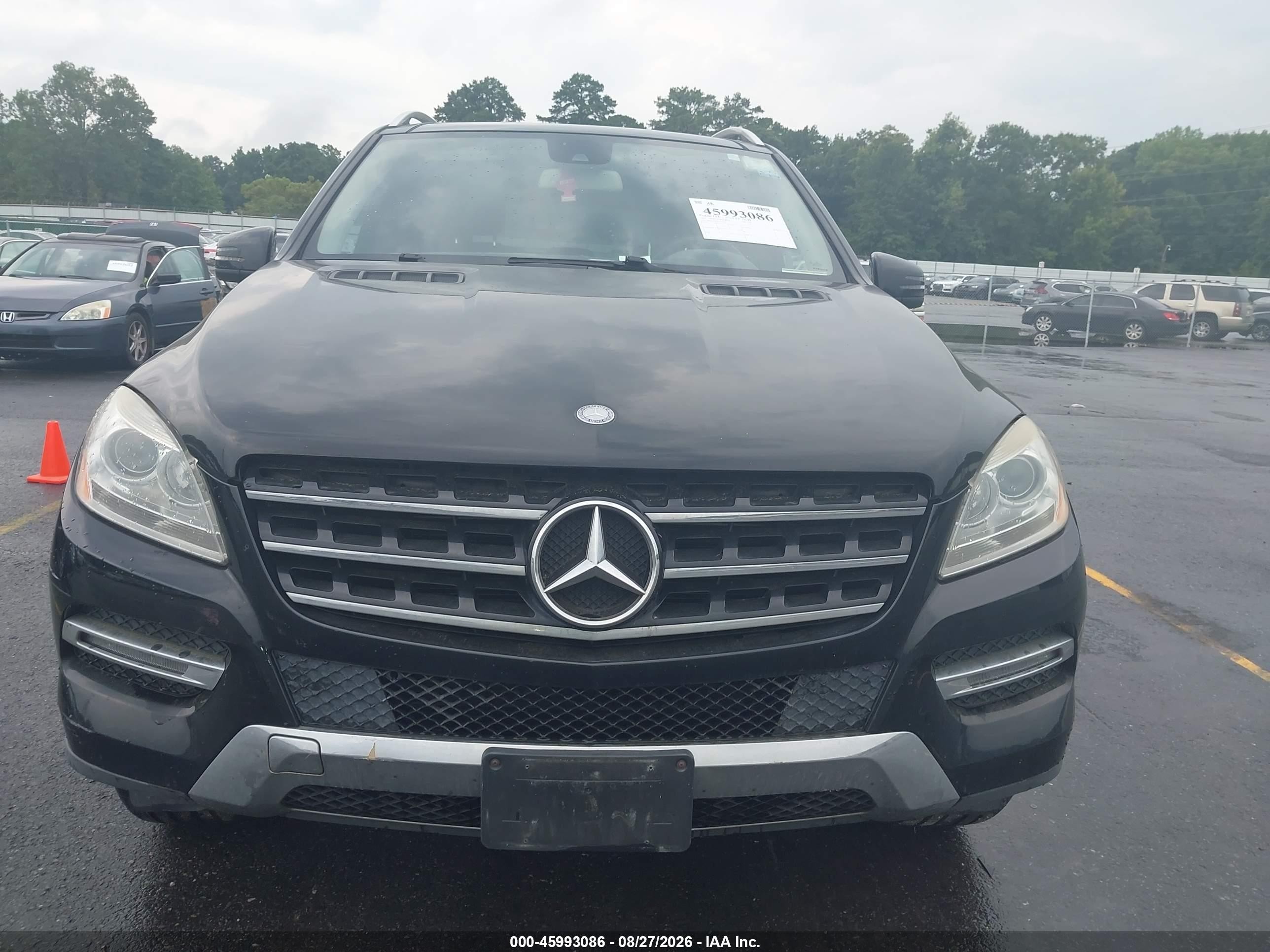 2015 Mercedes-benz Ml 350   Black vin: 4JGDA5JB4FA595946
