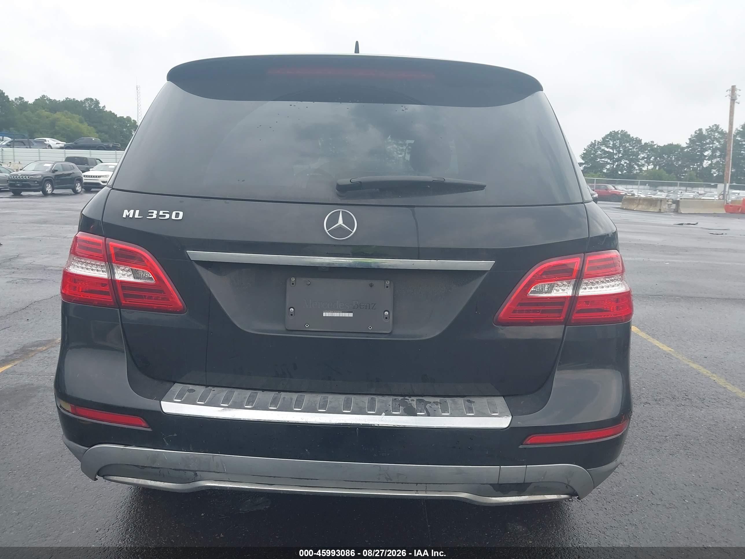 2015 Mercedes-benz Ml 350   Black vin: 4JGDA5JB4FA595946