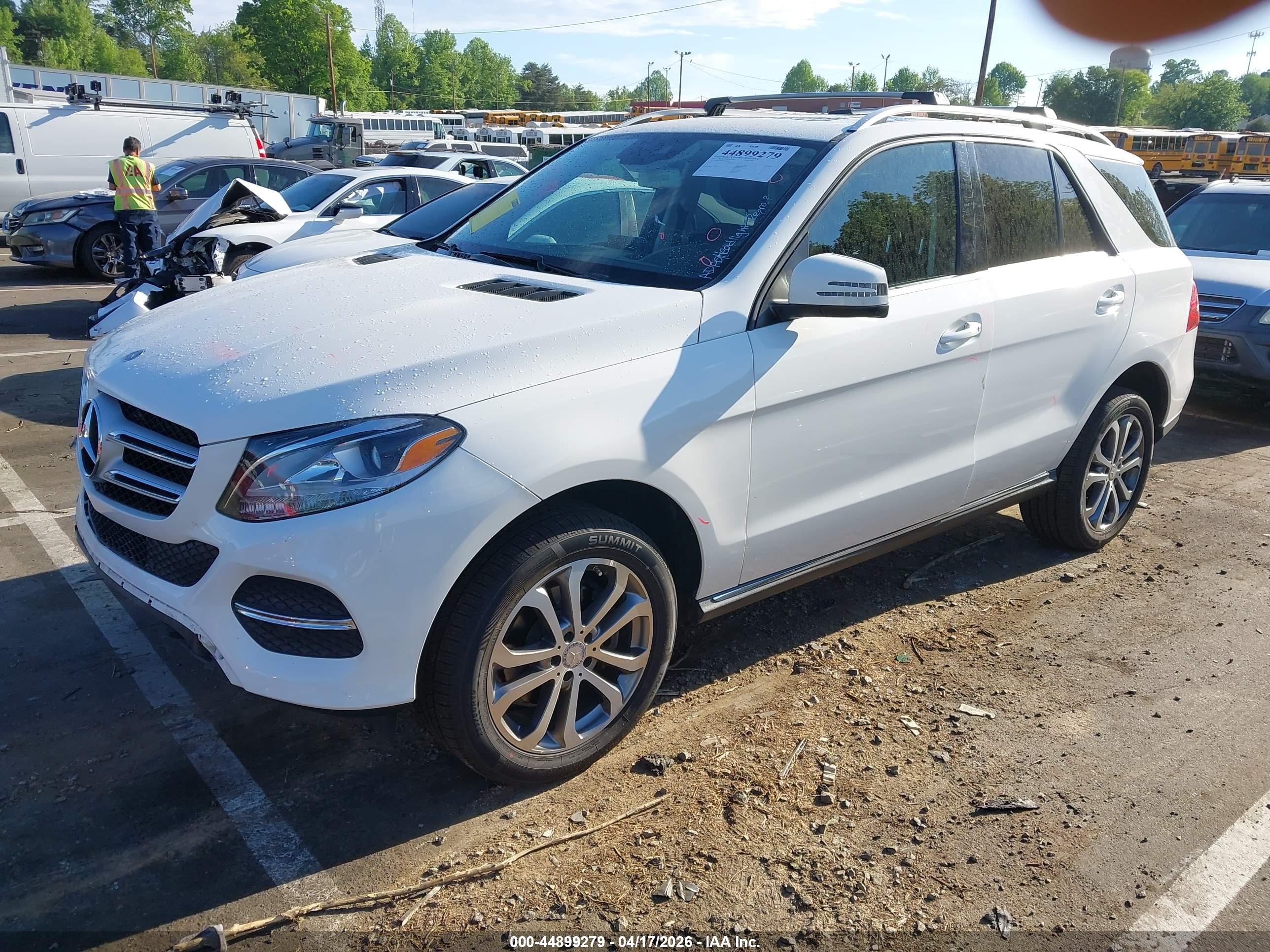 2017 Mercedes-benz Gle 350   White vin: 4JGDA5JB4HA823821