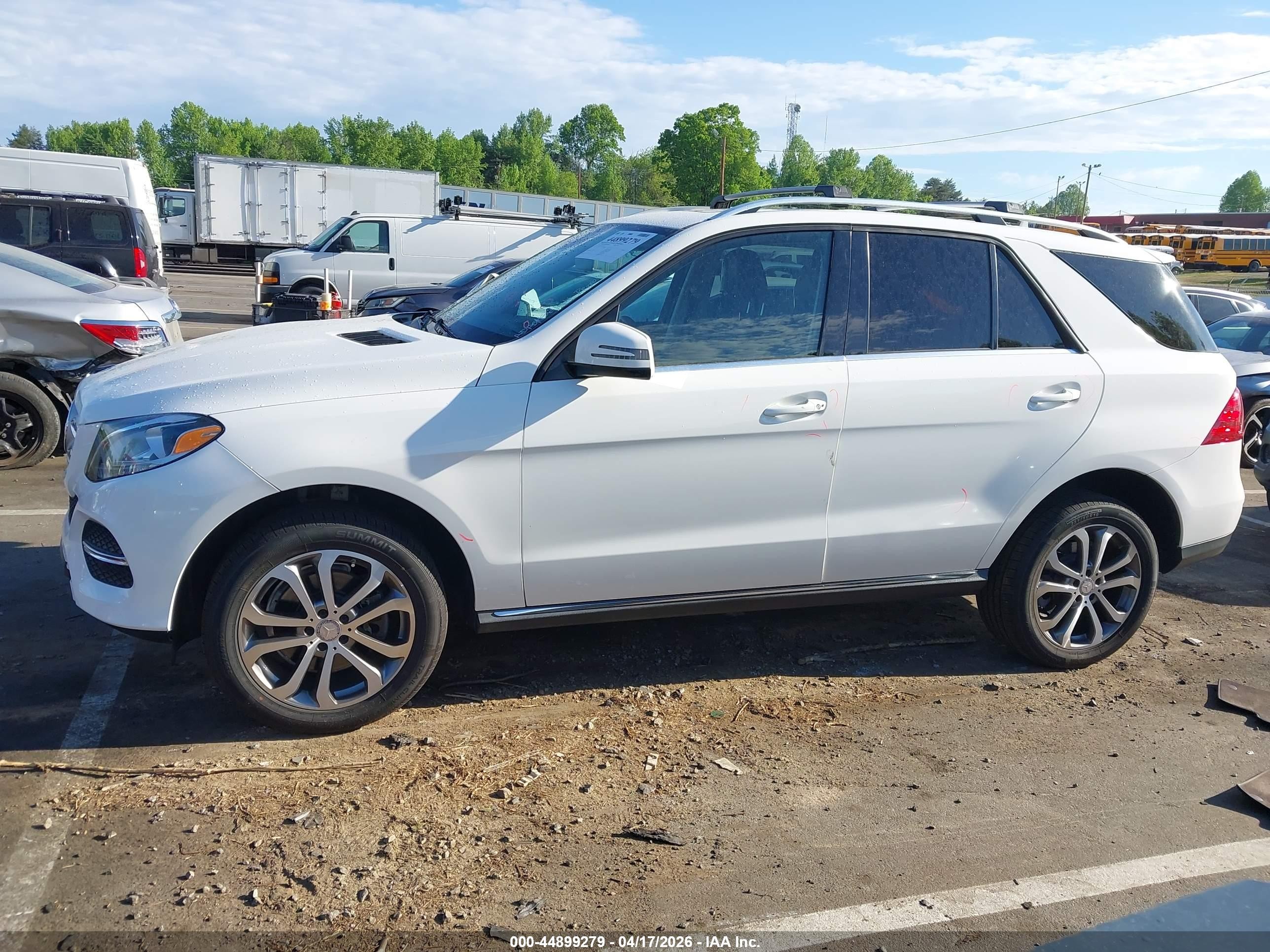 2017 Mercedes-benz Gle 350   White vin: 4JGDA5JB4HA823821