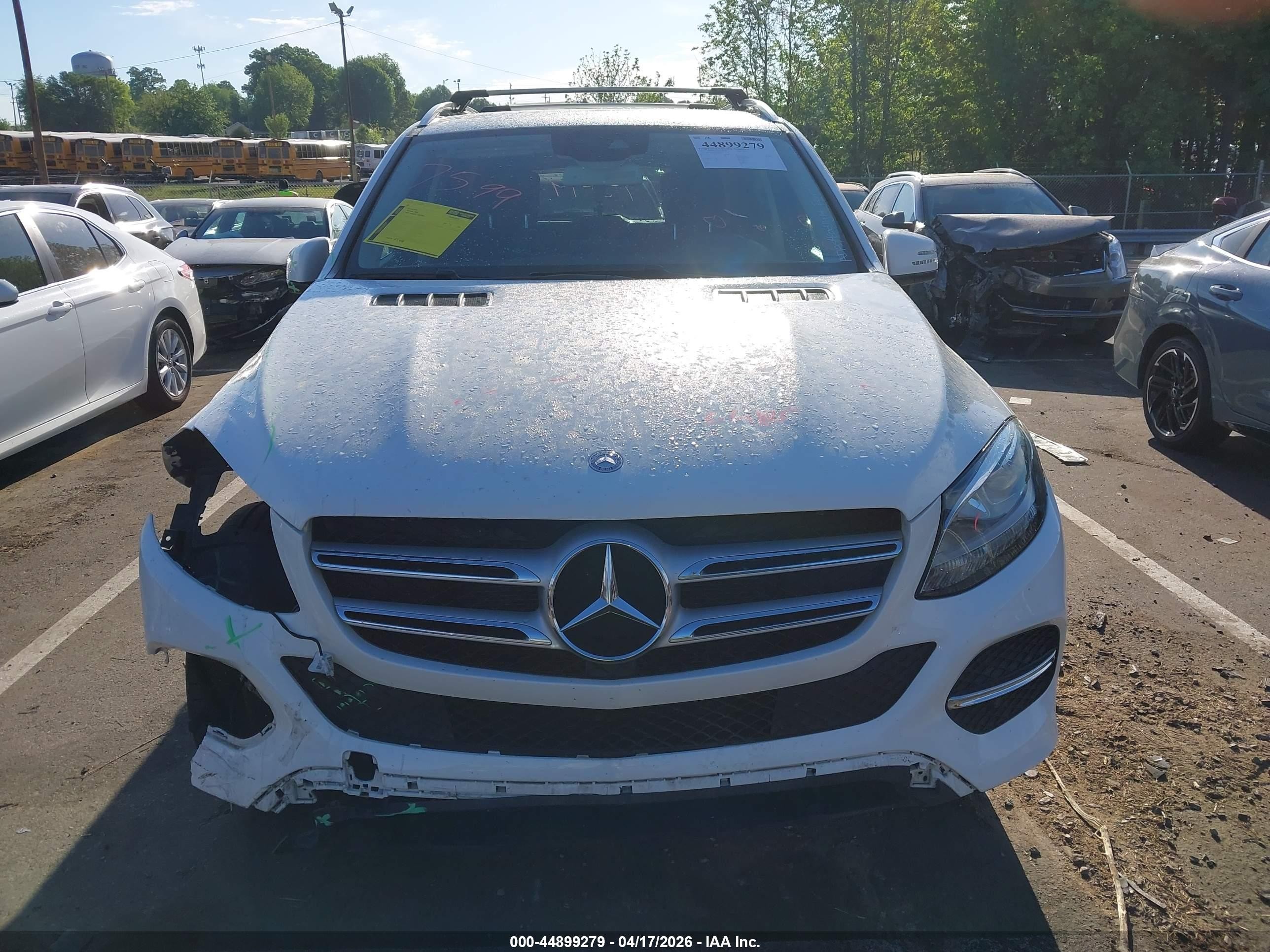 2017 Mercedes-benz Gle 350   White vin: 4JGDA5JB4HA823821