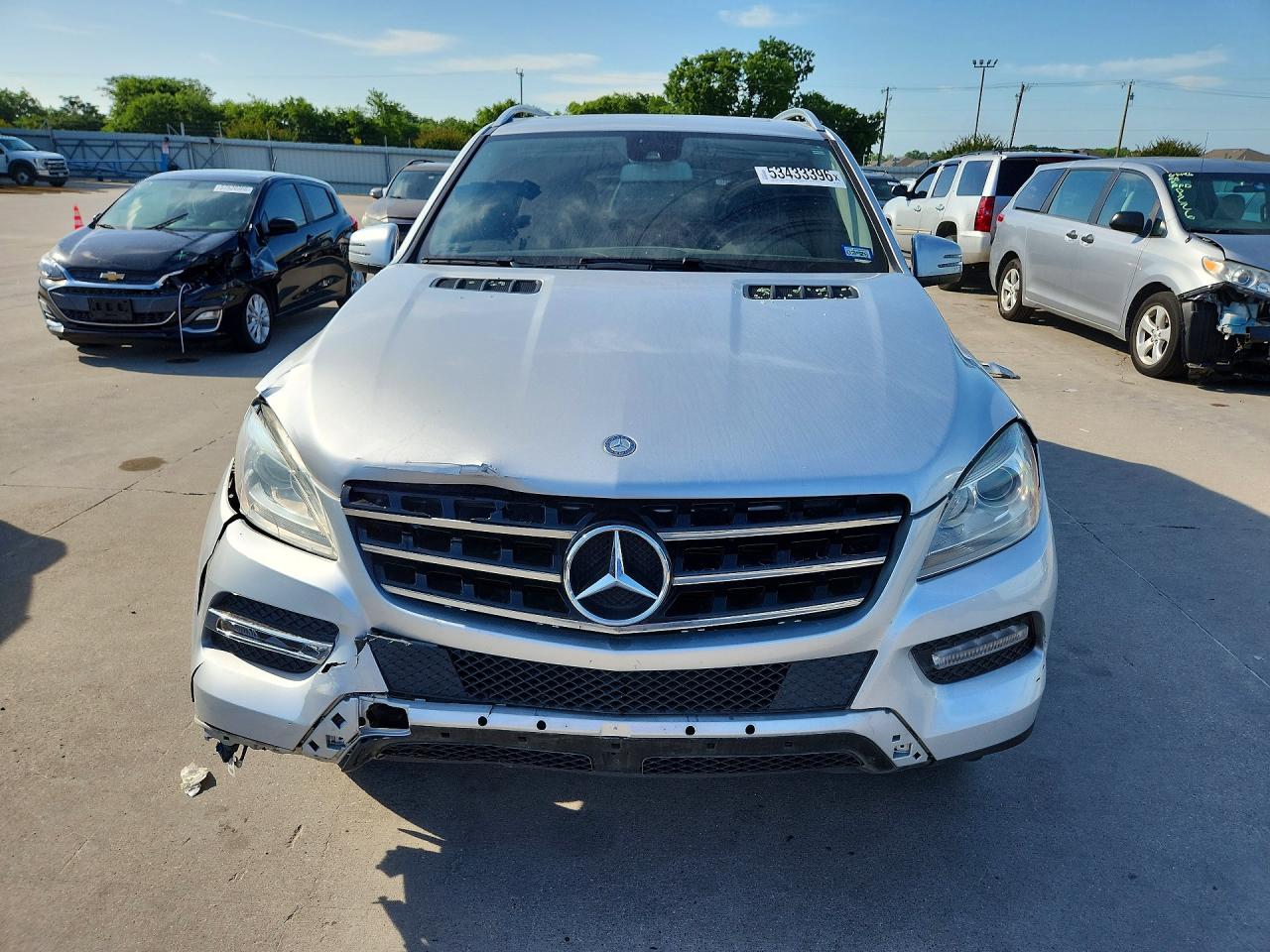 2014 Mercedes-benz Ml 350 Silver vin: 4JGDA5JB5EA298439