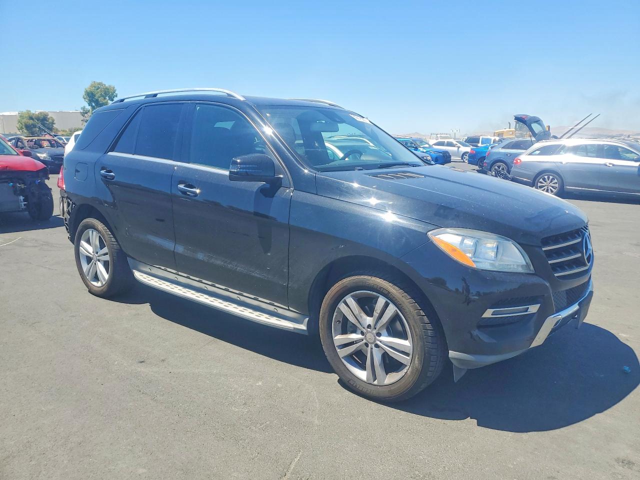 2014 Mercedes-benz Ml 350 Black vin: 4JGDA5JB5EA306118