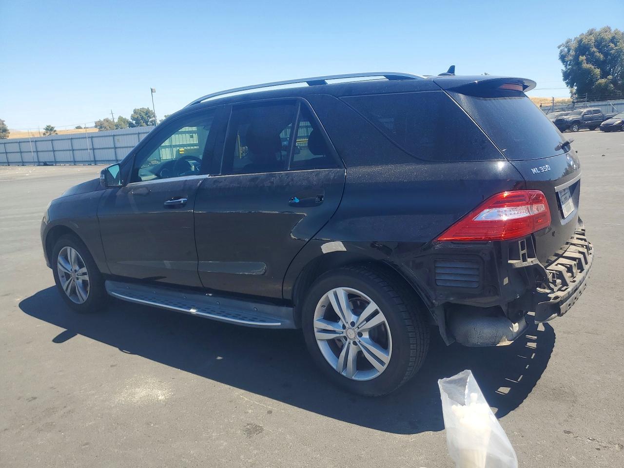 2014 Mercedes-benz Ml 350 Black vin: 4JGDA5JB5EA306118
