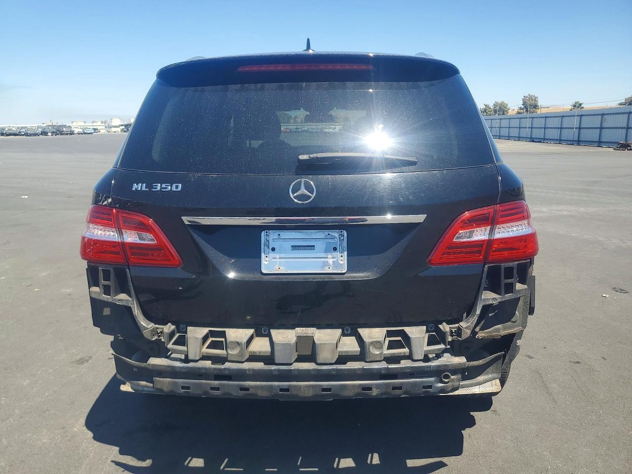 2014 Mercedes-benz Ml 350 Black vin: 4JGDA5JB5EA306118