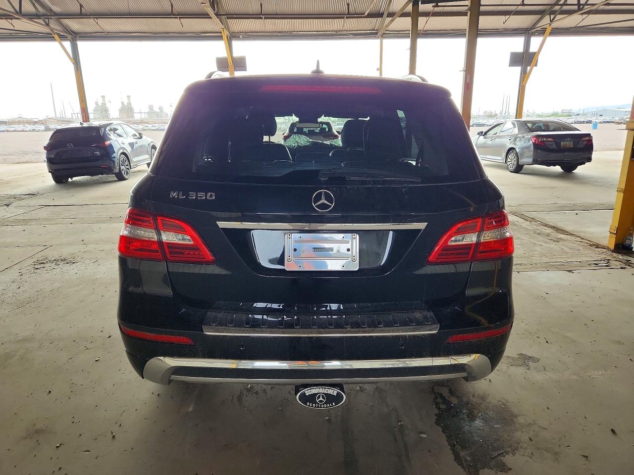 2014 Mercedes-benz Ml 350 Black vin: 4JGDA5JB5EA308130