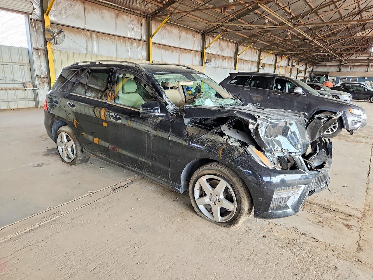 2014 Mercedes-benz Ml 350 Black vin: 4JGDA5JB5EA308130
