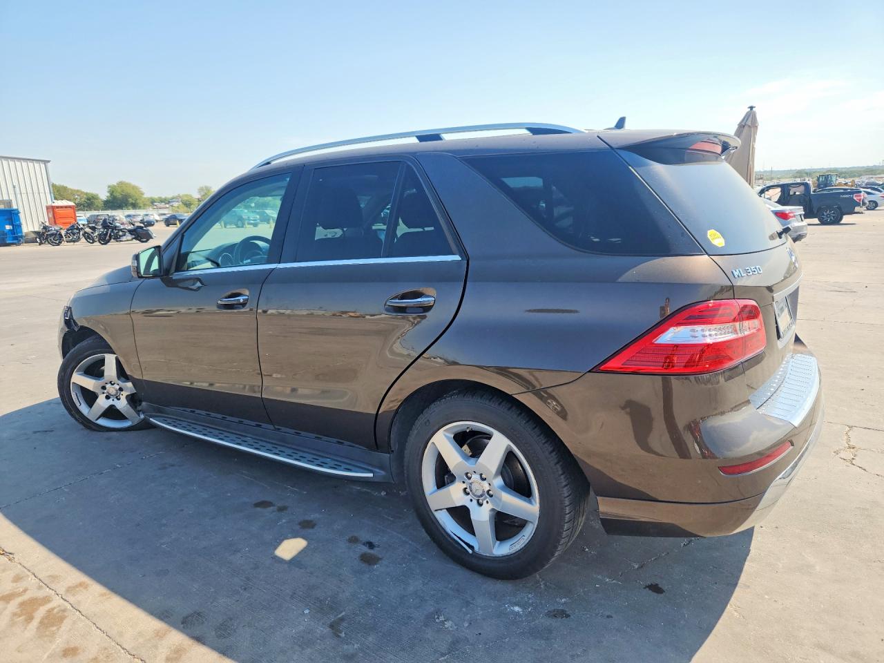 2014 Mercedes-benz Ml 350 Коричневый vin: 4JGDA5JB5EA320892