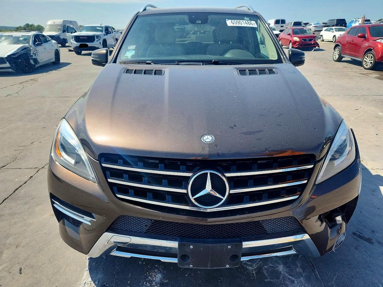 2014 Mercedes-benz Ml 350 Коричневый vin: 4JGDA5JB5EA320892
