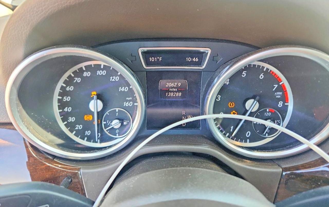 2014 Mercedes-benz Ml 350 Коричневый vin: 4JGDA5JB5EA320892