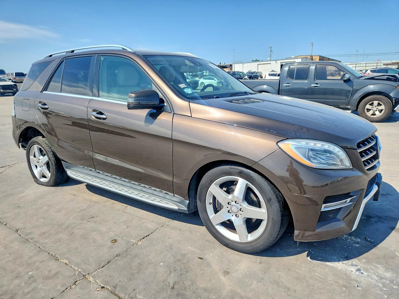 2014 Mercedes-benz Ml 350 Коричневый vin: 4JGDA5JB5EA320892