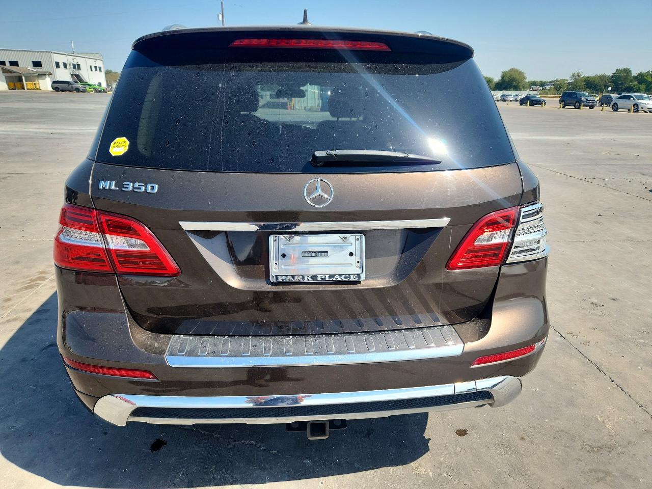 2014 Mercedes-benz Ml 350 Коричневый vin: 4JGDA5JB5EA320892
