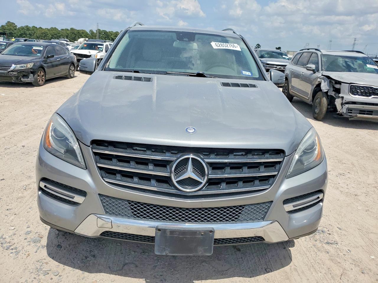 2014 Mercedes-benz Ml 350 Silver vin: 4JGDA5JB5EA373124