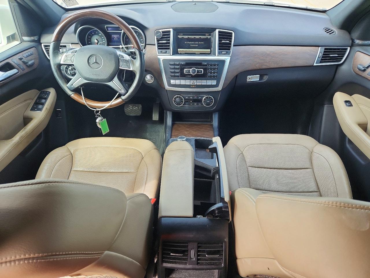 2014 Mercedes-benz Ml 350 White vin: 4JGDA5JB5EA428218